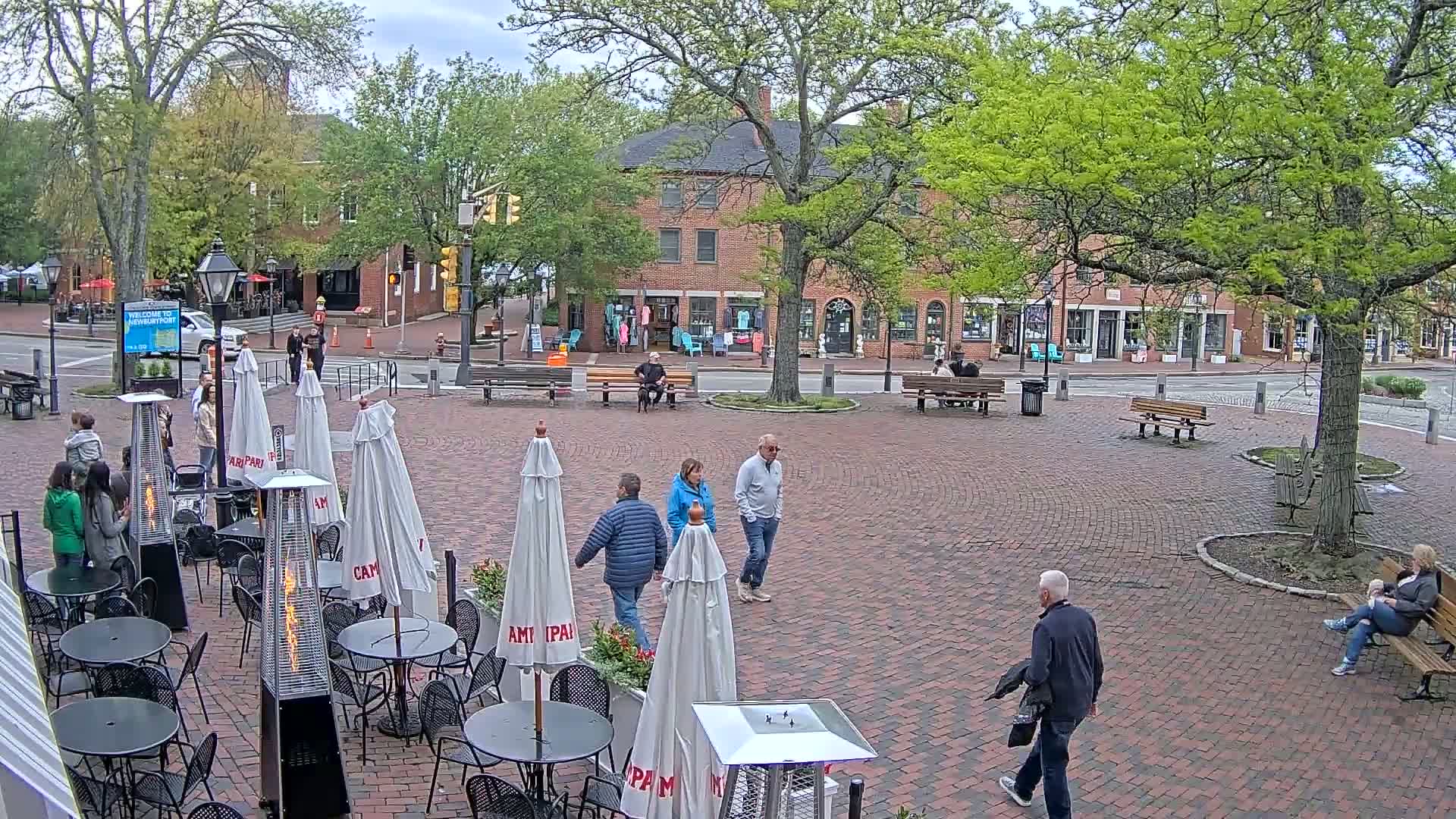 Newburyport, Market Square West Live Cam - Newburyport, Essex, Massachusetts, USA
