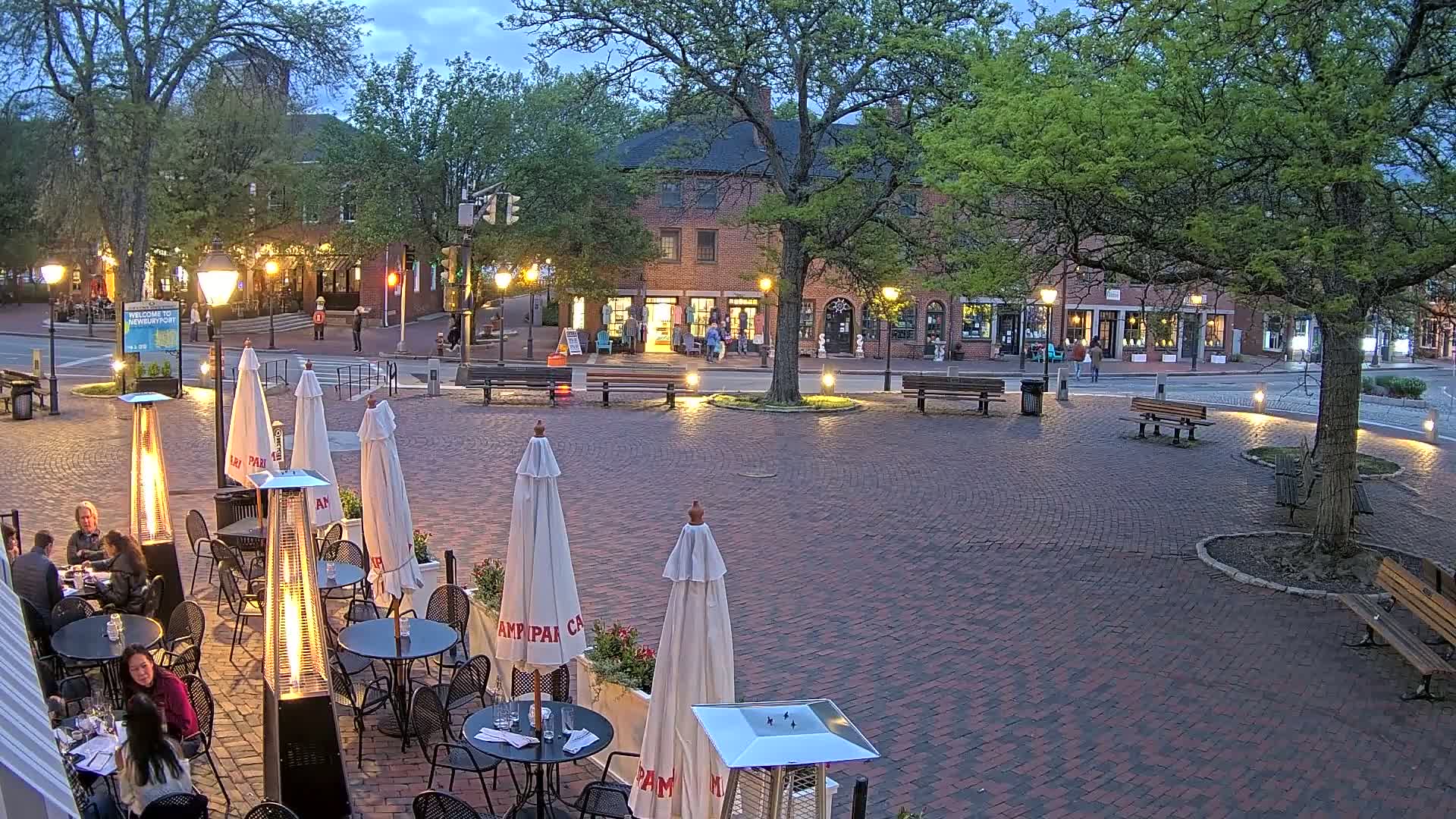 Newburyport, Market Square West Live Cam - Newburyport, Essex, Massachusetts, USA