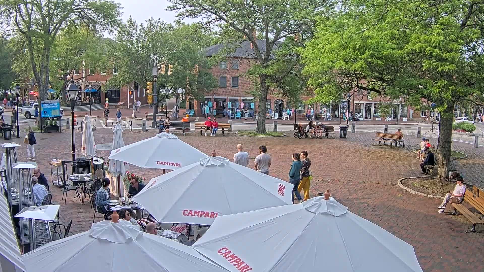 Newburyport, Market Square West Live Cam - Newburyport, Essex, Massachusetts, USA