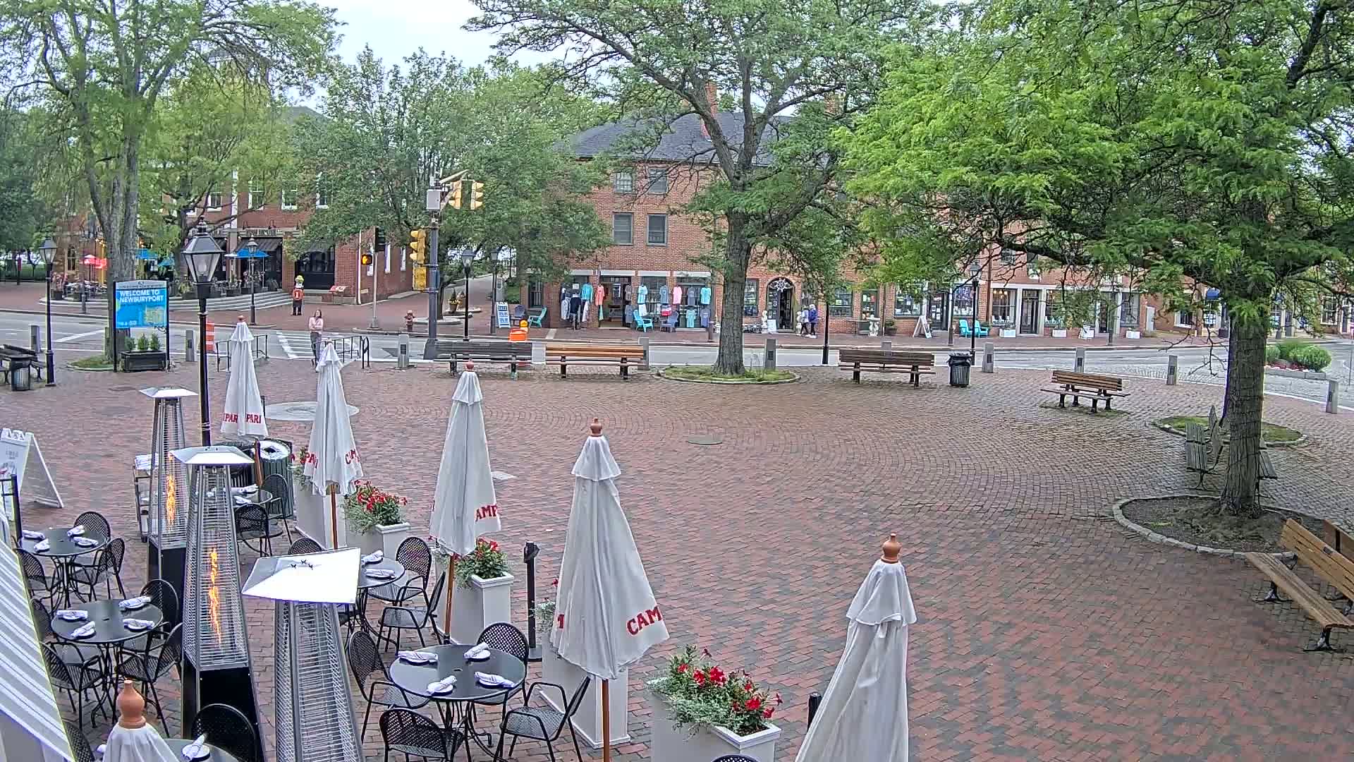 Newburyport, Market Square West Live Cam - Newburyport, Essex, Massachusetts, USA