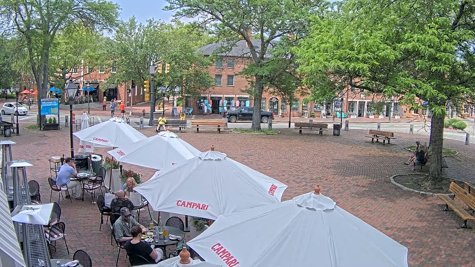 Newburyport, Market Square West Live Cam - Newburyport, Essex, Massachusetts, USA