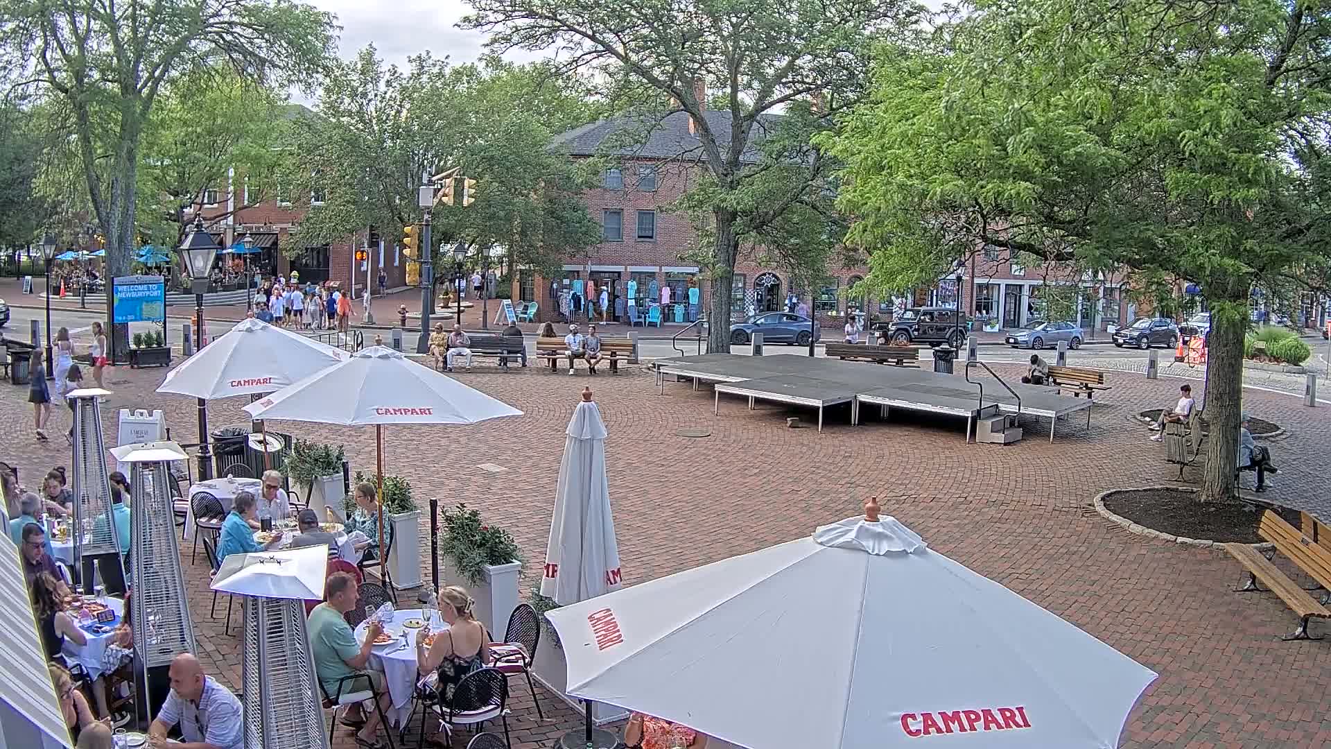 Newburyport, Market Square West Live Cam - Newburyport, Essex, Massachusetts, USA