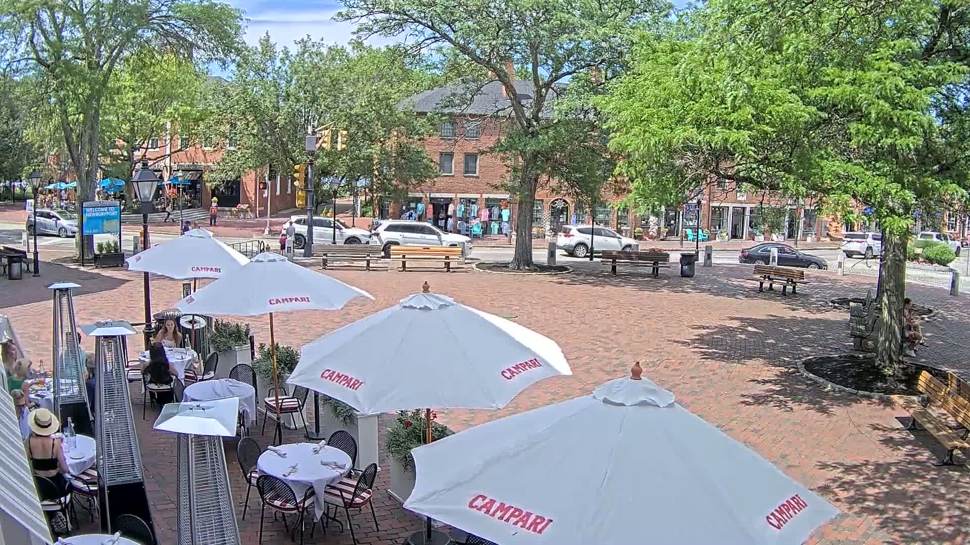 Newburyport, Market Square West Live Cam - Newburyport, Essex, Massachusetts, USA