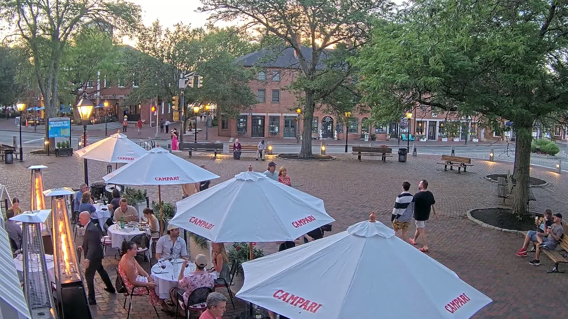 Newburyport, Market Square West Live Cam - Newburyport, Essex, Massachusetts, USA