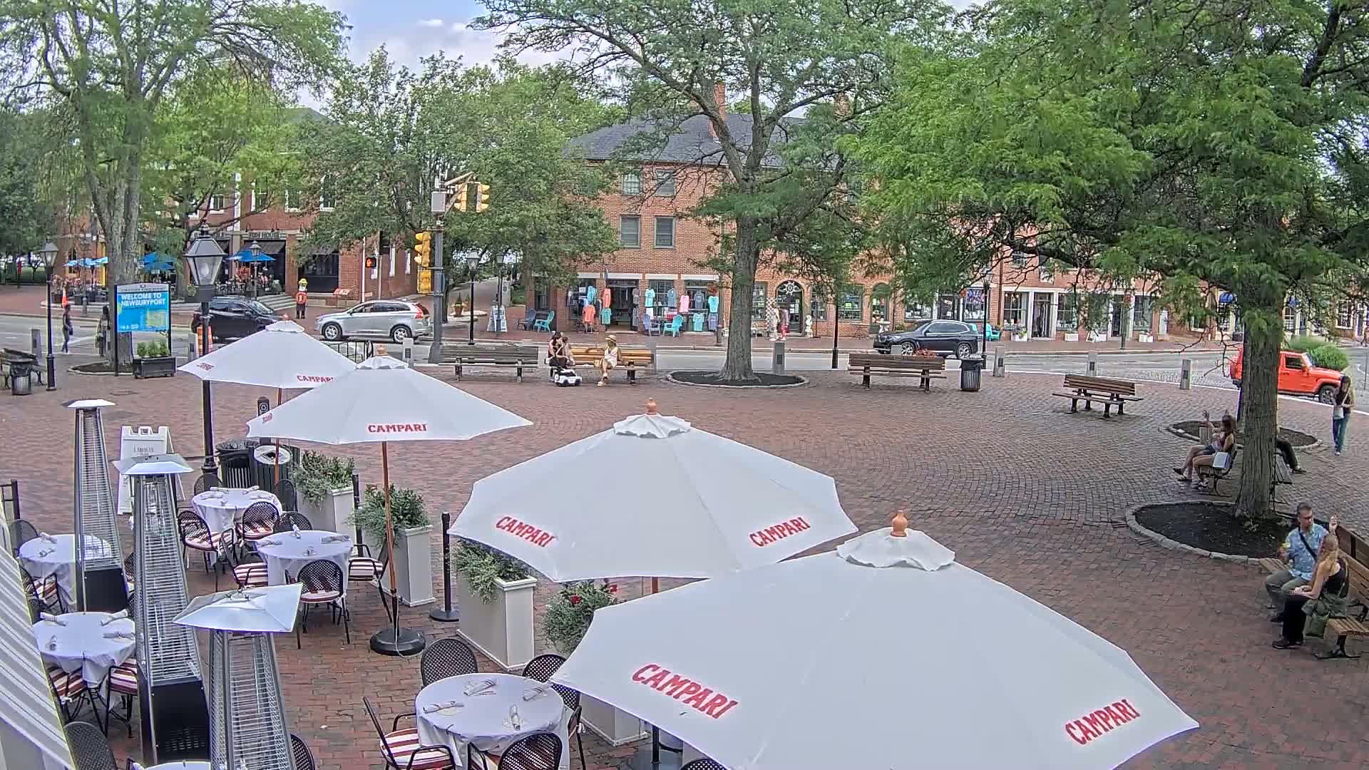 Newburyport, Market Square West Live Cam - Newburyport, Essex, Massachusetts, USA
