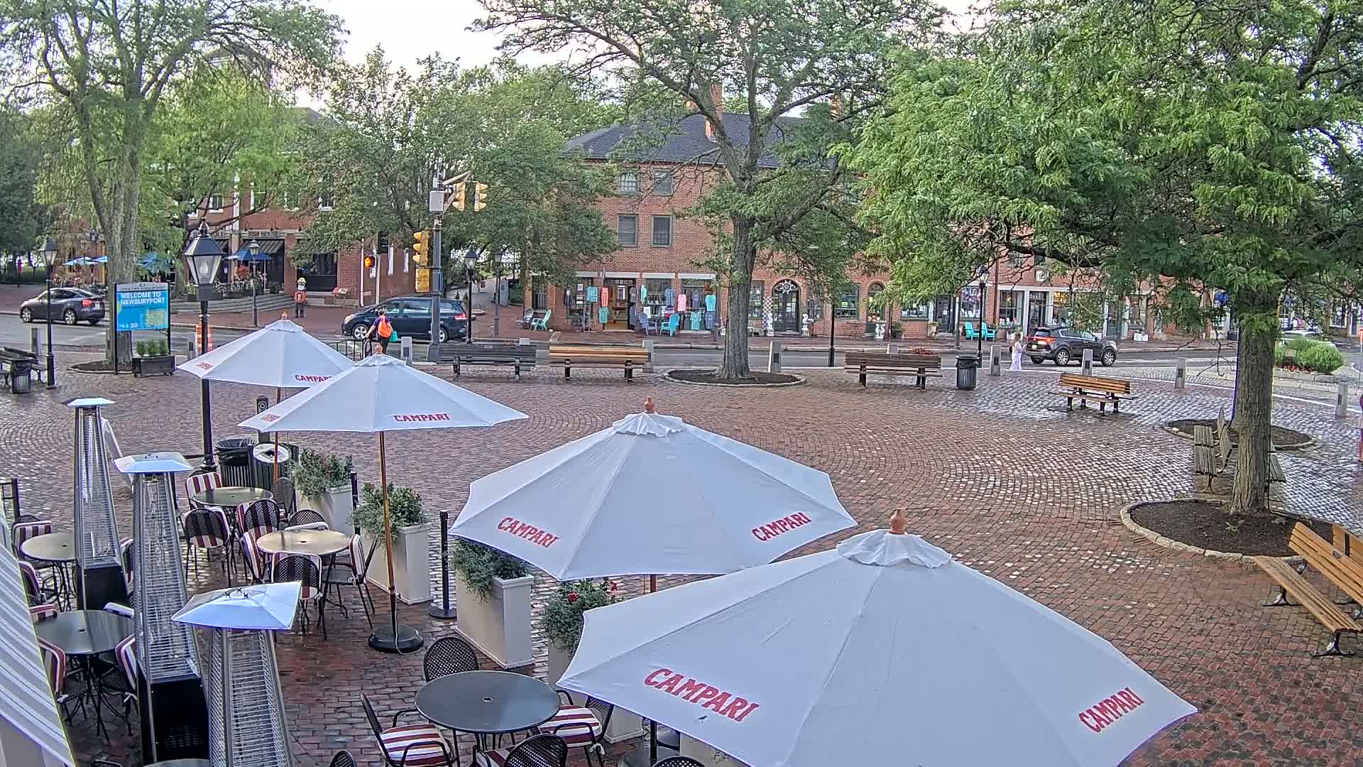 Newburyport, Market Square West Live Cam - Newburyport, Essex, Massachusetts, USA