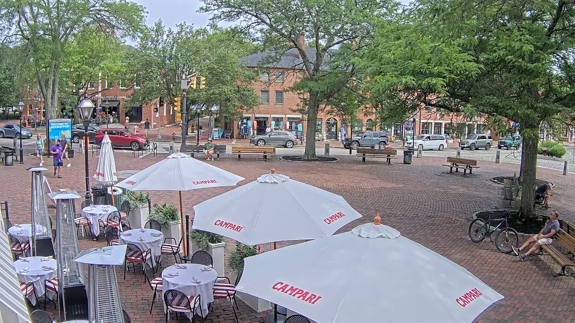 Newburyport, Market Square West Live Cam - Newburyport, Essex, Massachusetts, USA
