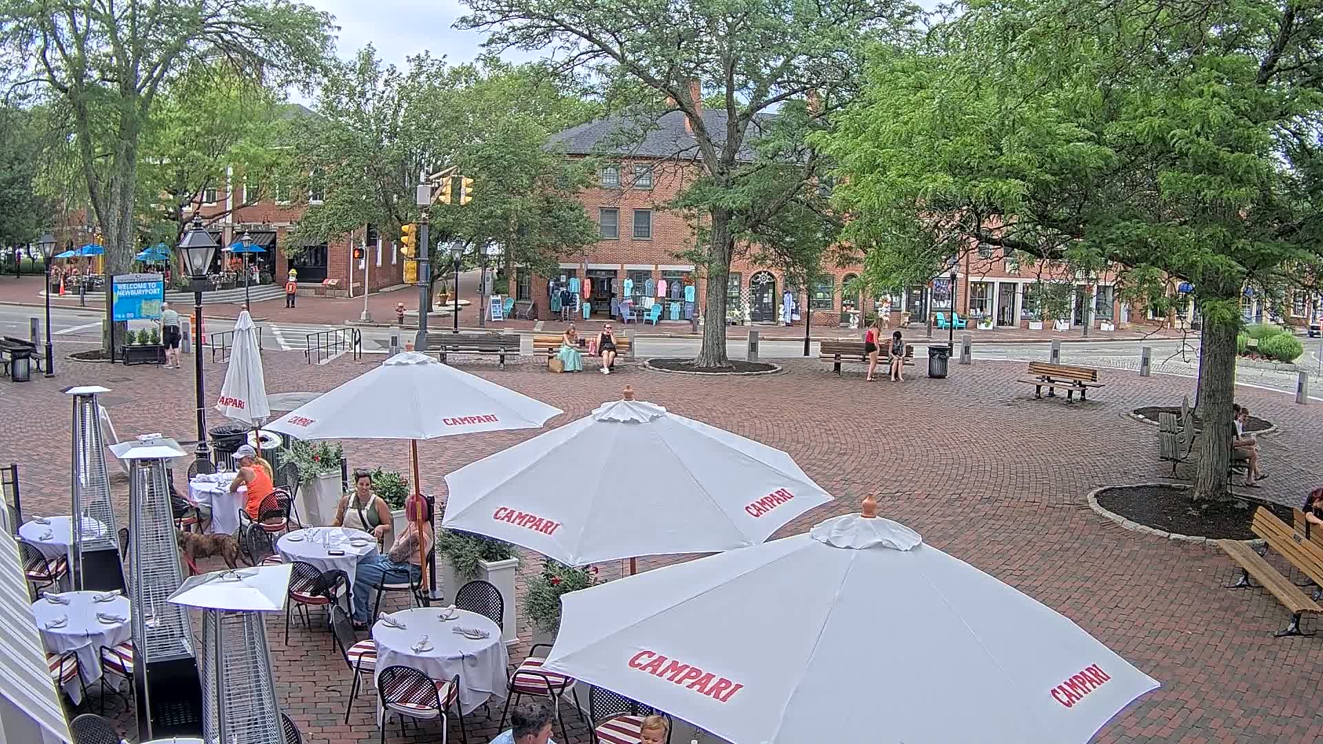 Newburyport, Market Square West Live Cam - Newburyport, Essex, Massachusetts, USA