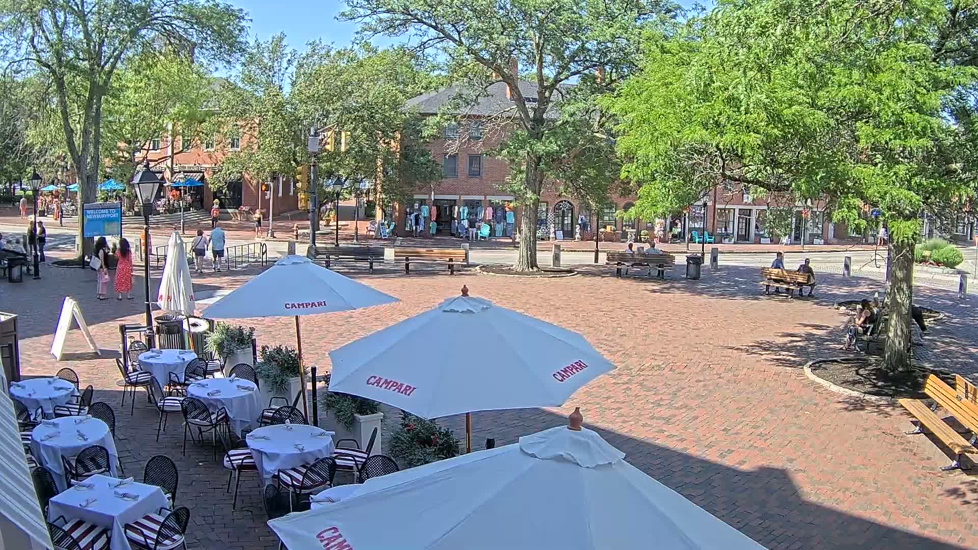 Newburyport, Market Square West Live Cam - Newburyport, Essex, Massachusetts, USA