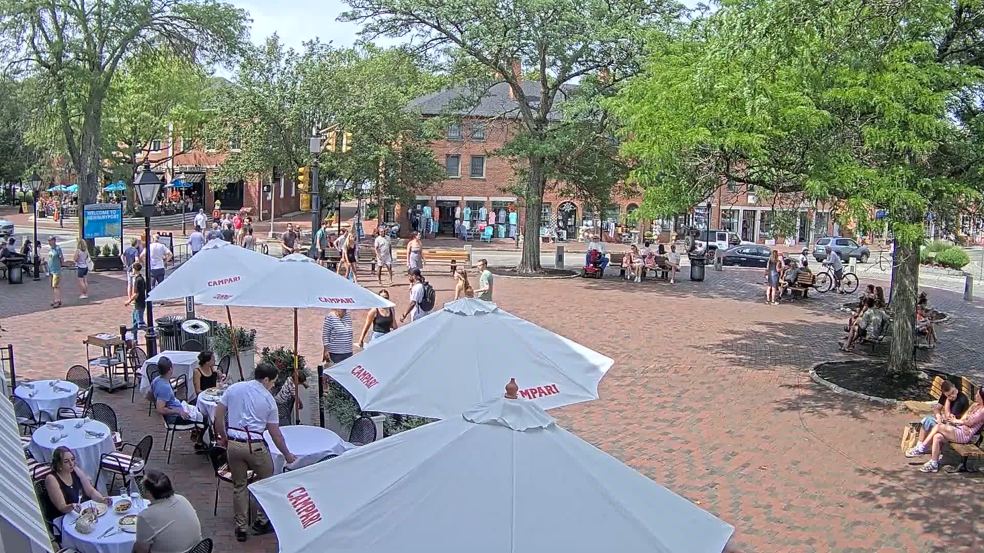 Newburyport, Market Square West Live Cam - Newburyport, Essex, Massachusetts, USA