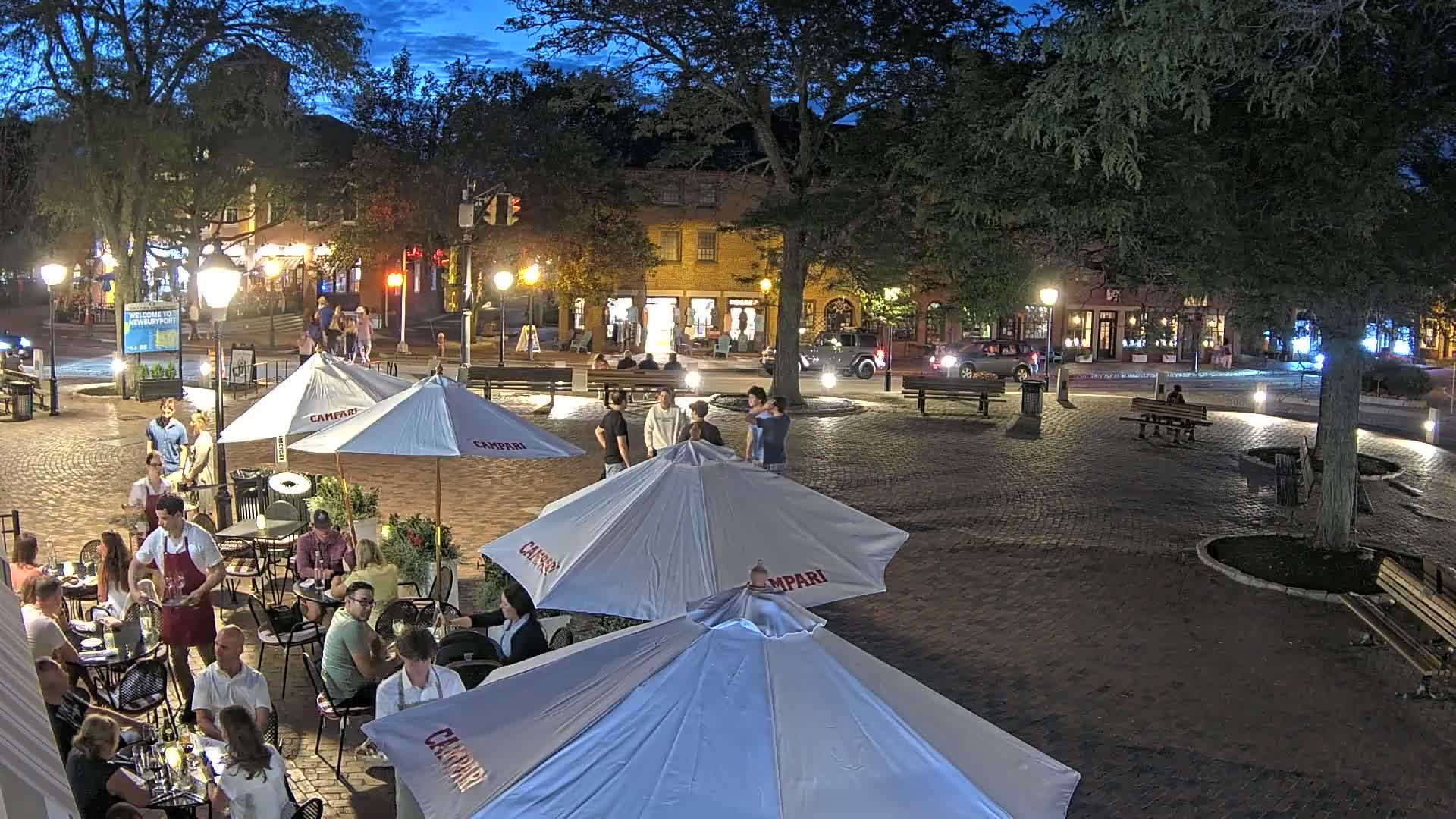 Newburyport, Market Square West Live Cam - Newburyport, Essex, Massachusetts, USA