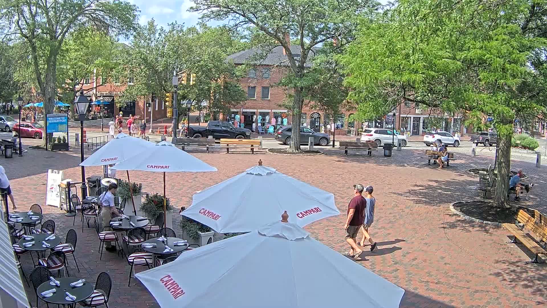 Newburyport, Market Square West Live Cam - Newburyport, Essex, Massachusetts, USA