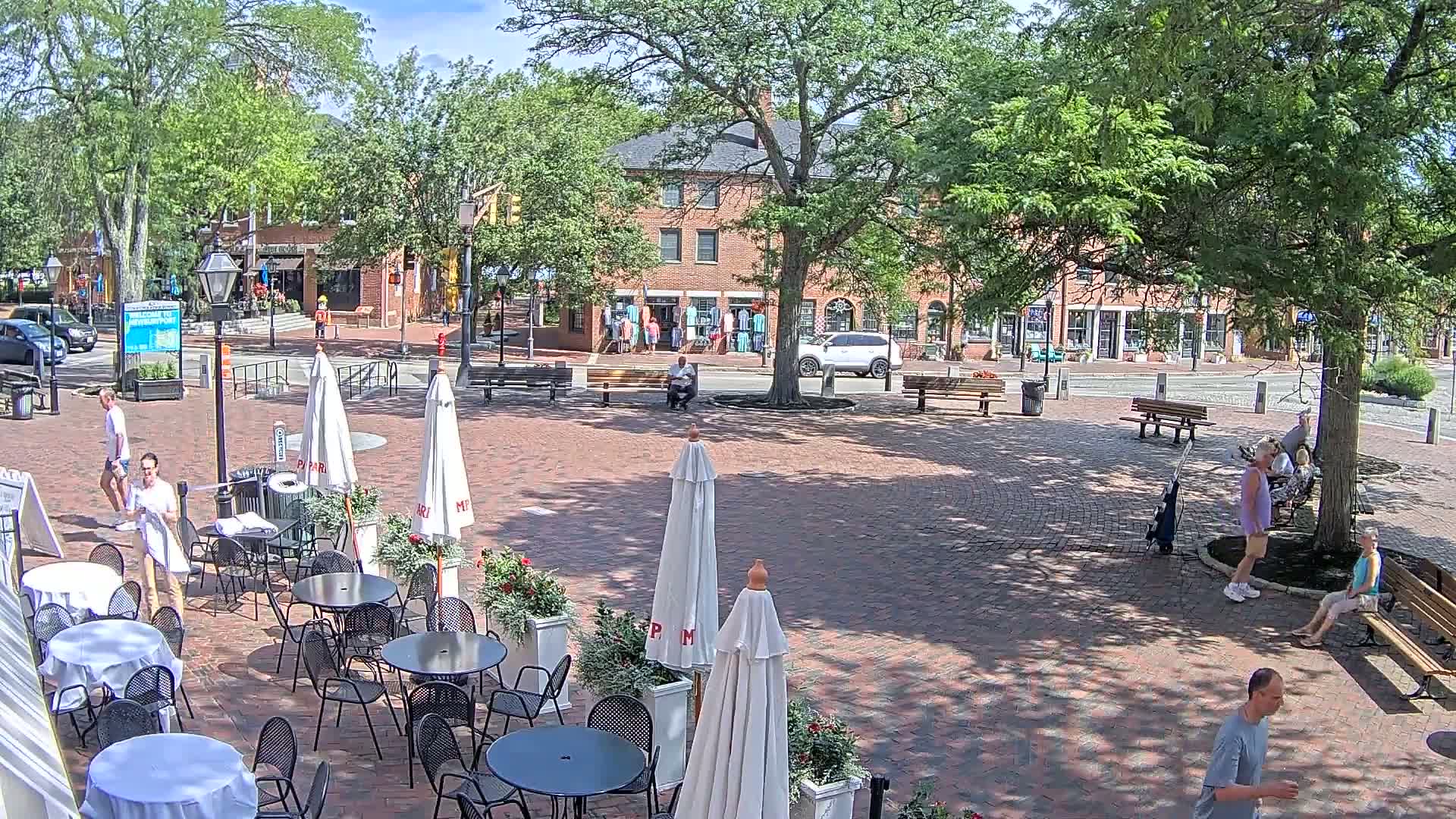 Newburyport, Market Square West Live Cam - Newburyport, Essex, Massachusetts, USA
