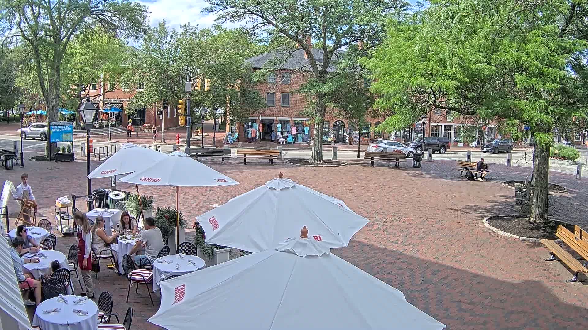 Newburyport, Market Square West Live Cam - Newburyport, Essex, Massachusetts, USA