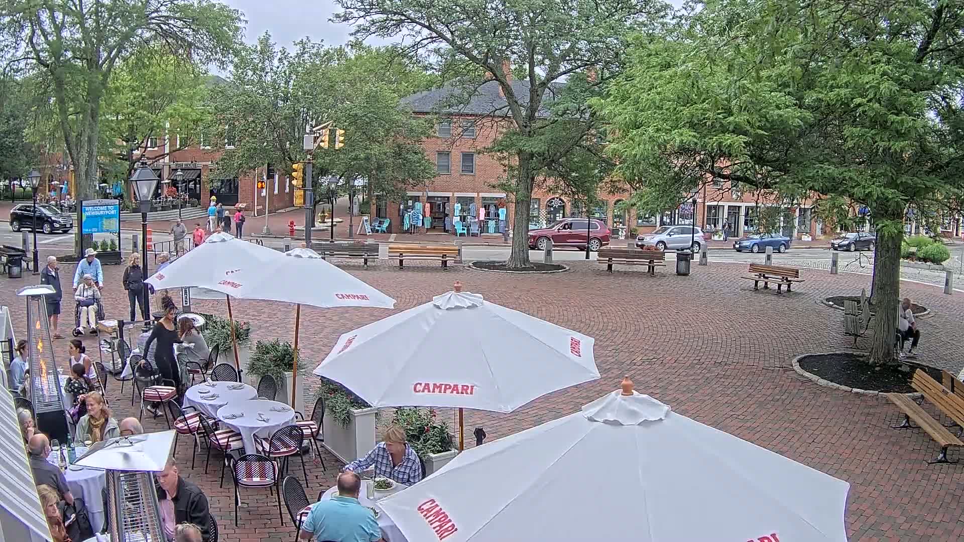 Newburyport, Market Square West Live Cam - Newburyport, Essex, Massachusetts, USA