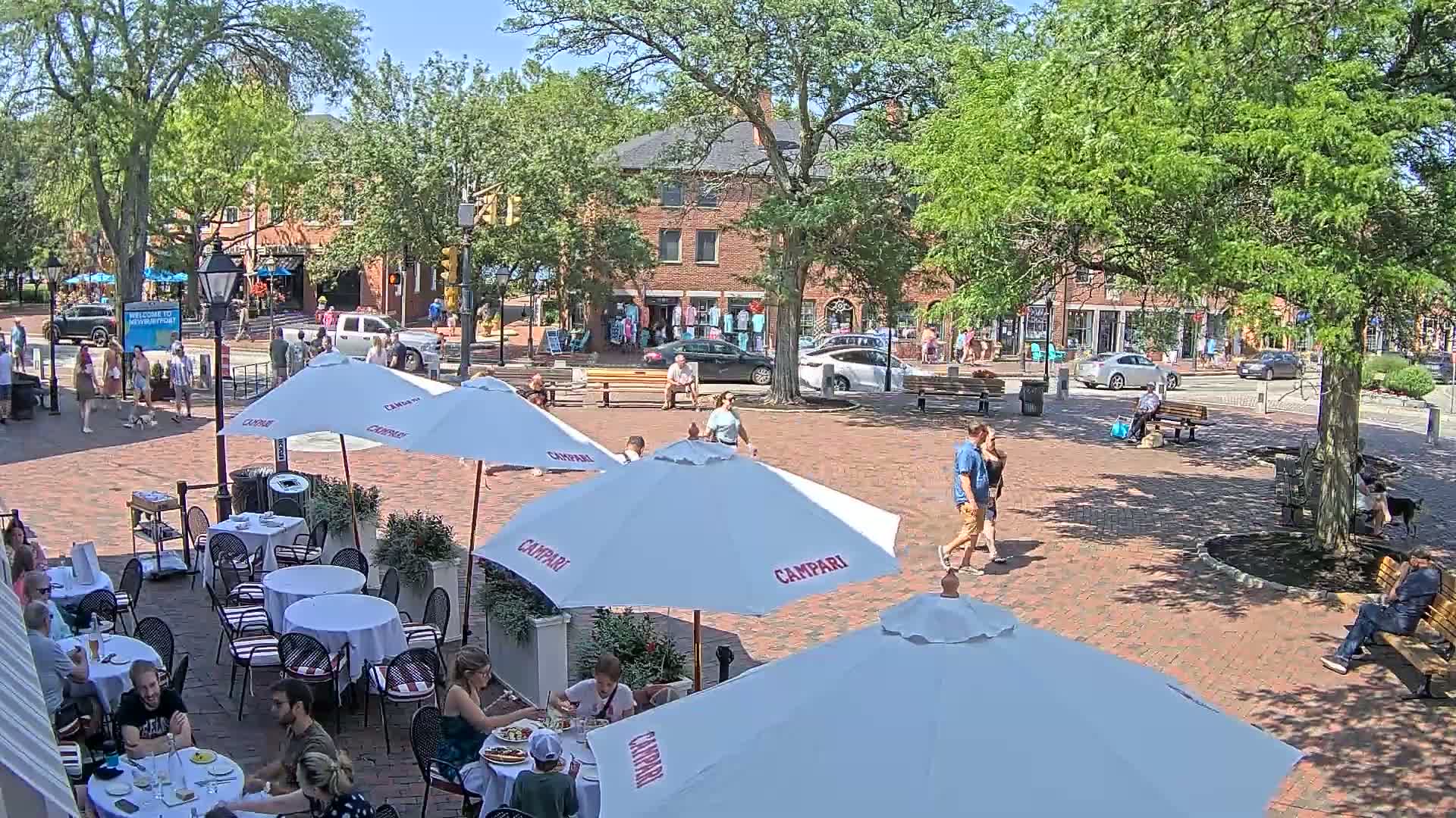Newburyport, Market Square West Live Cam - Newburyport, Essex, Massachusetts, USA