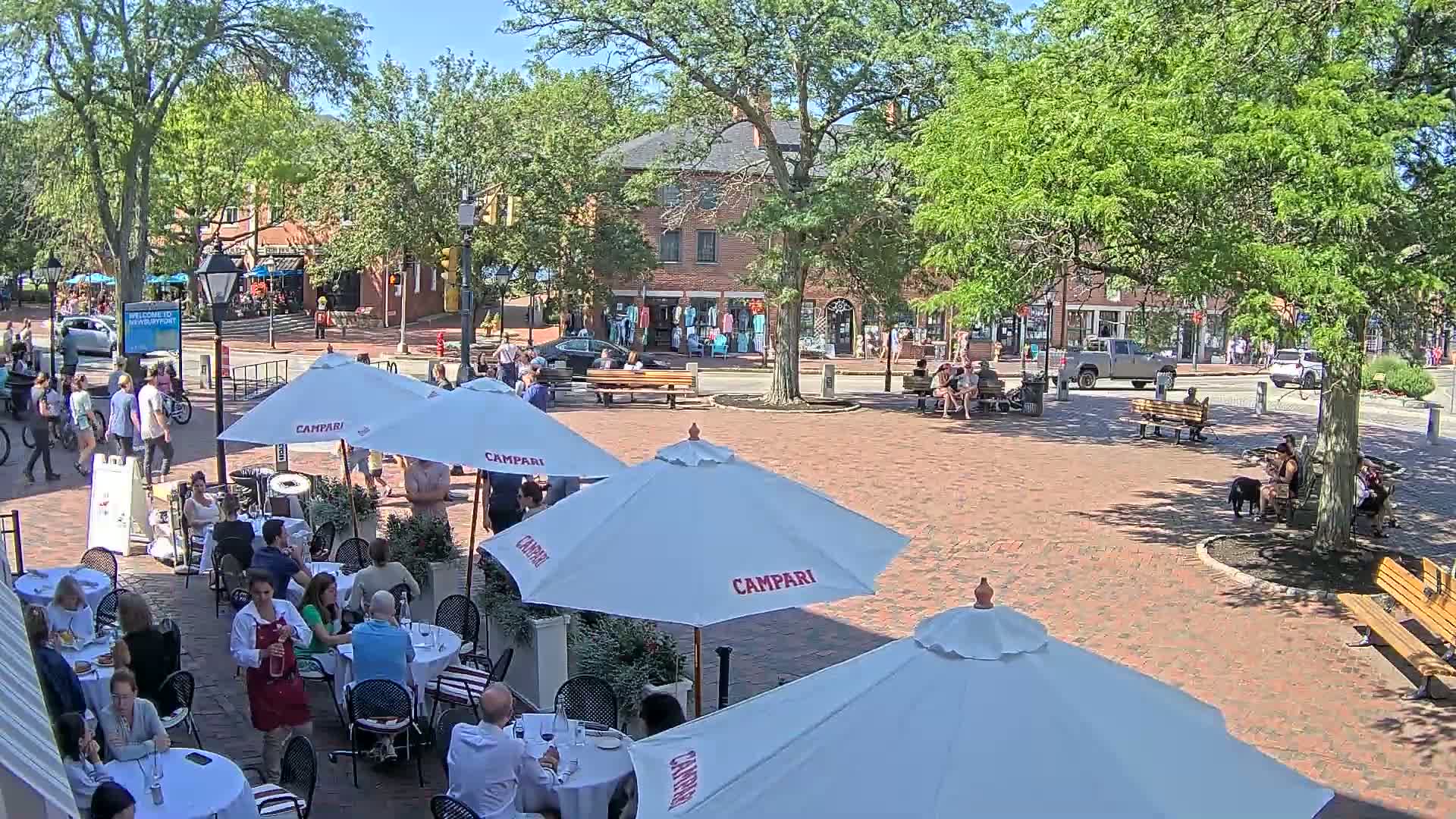 Newburyport, Market Square West Live Cam - Newburyport, Essex, Massachusetts, USA