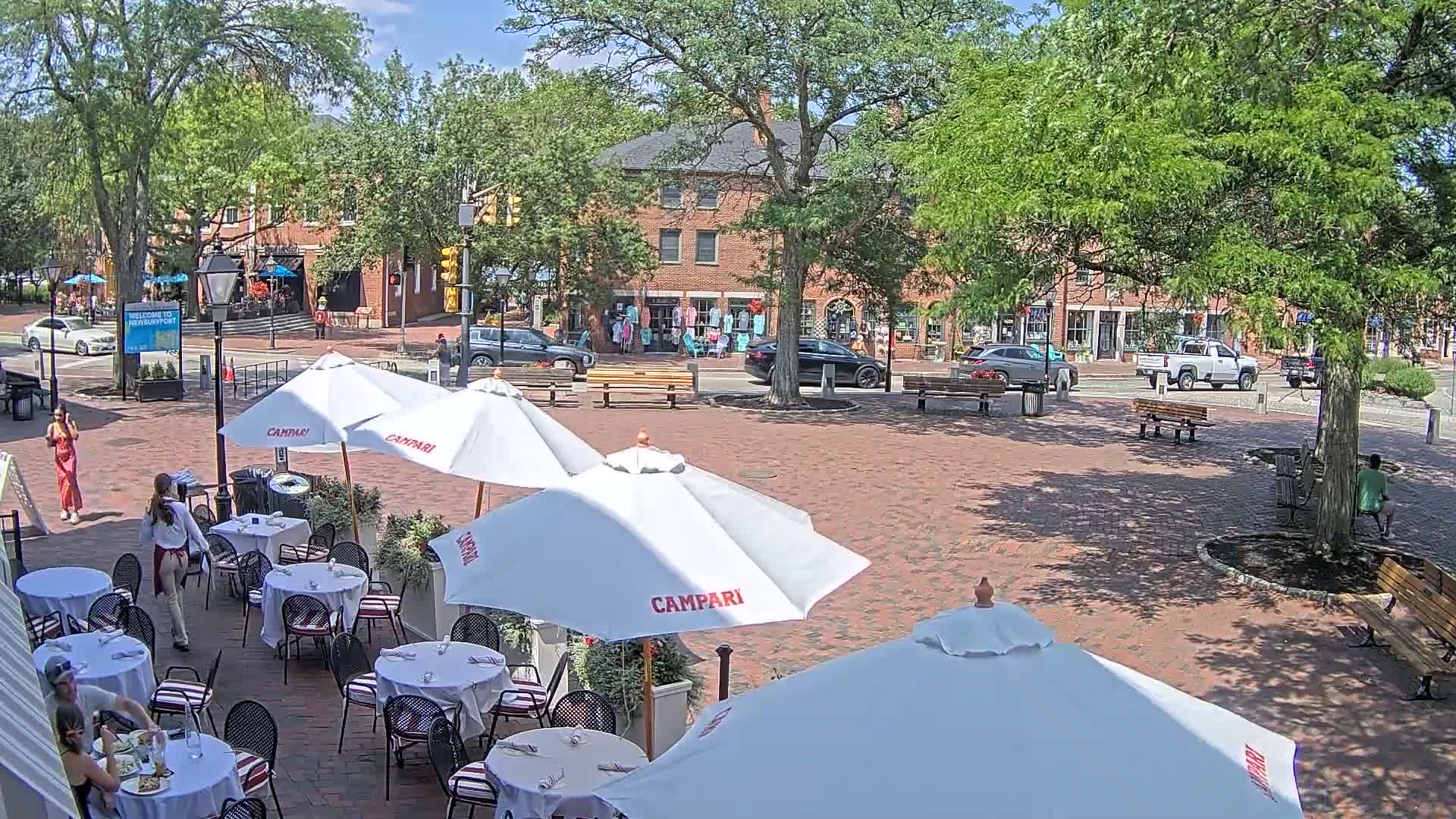 Newburyport, Market Square West Live Cam - Newburyport, Essex, Massachusetts, USA