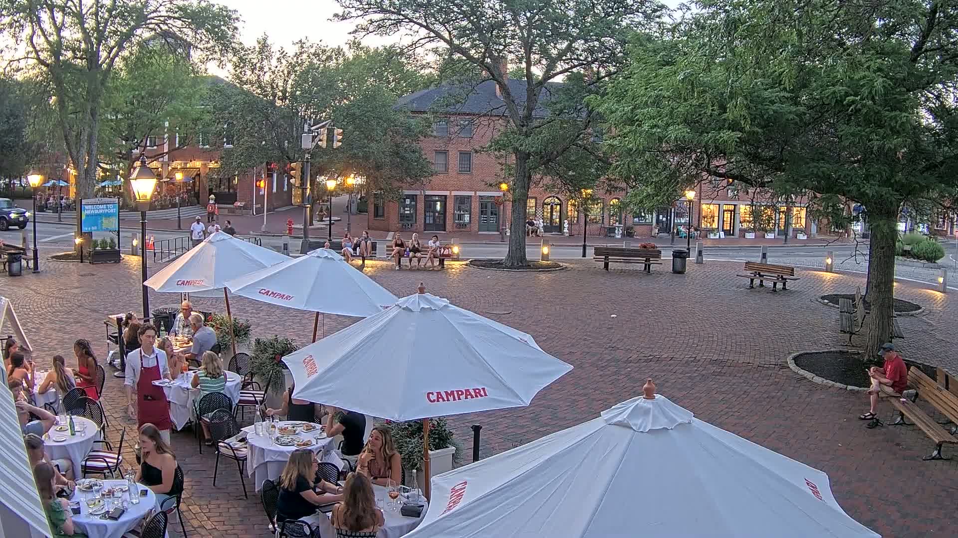 Newburyport, Market Square West Live Cam - Newburyport, Essex, Massachusetts, USA
