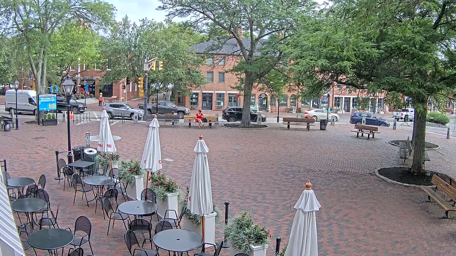 Newburyport, Market Square West Live Cam - Newburyport, Essex, Massachusetts, USA