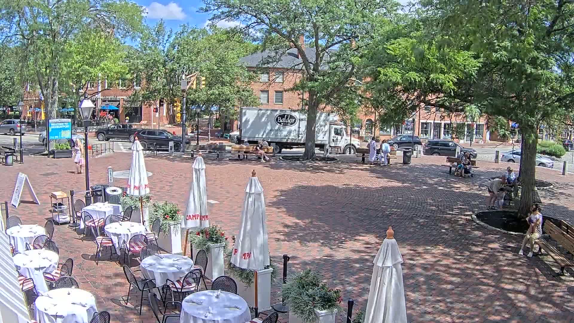 Newburyport, Market Square West Live Cam - Newburyport, Essex, Massachusetts, USA
