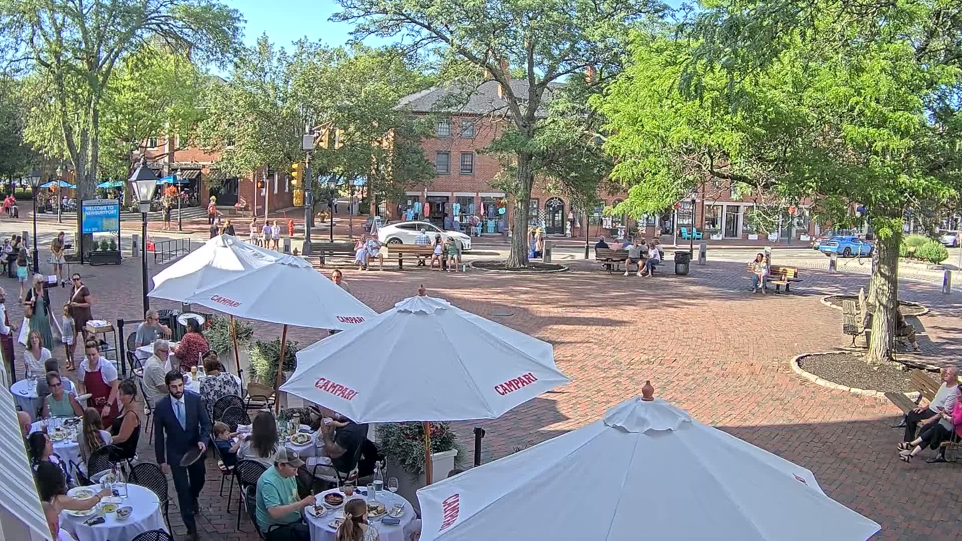 Newburyport, Market Square West Live Cam - Newburyport, Essex, Massachusetts, USA