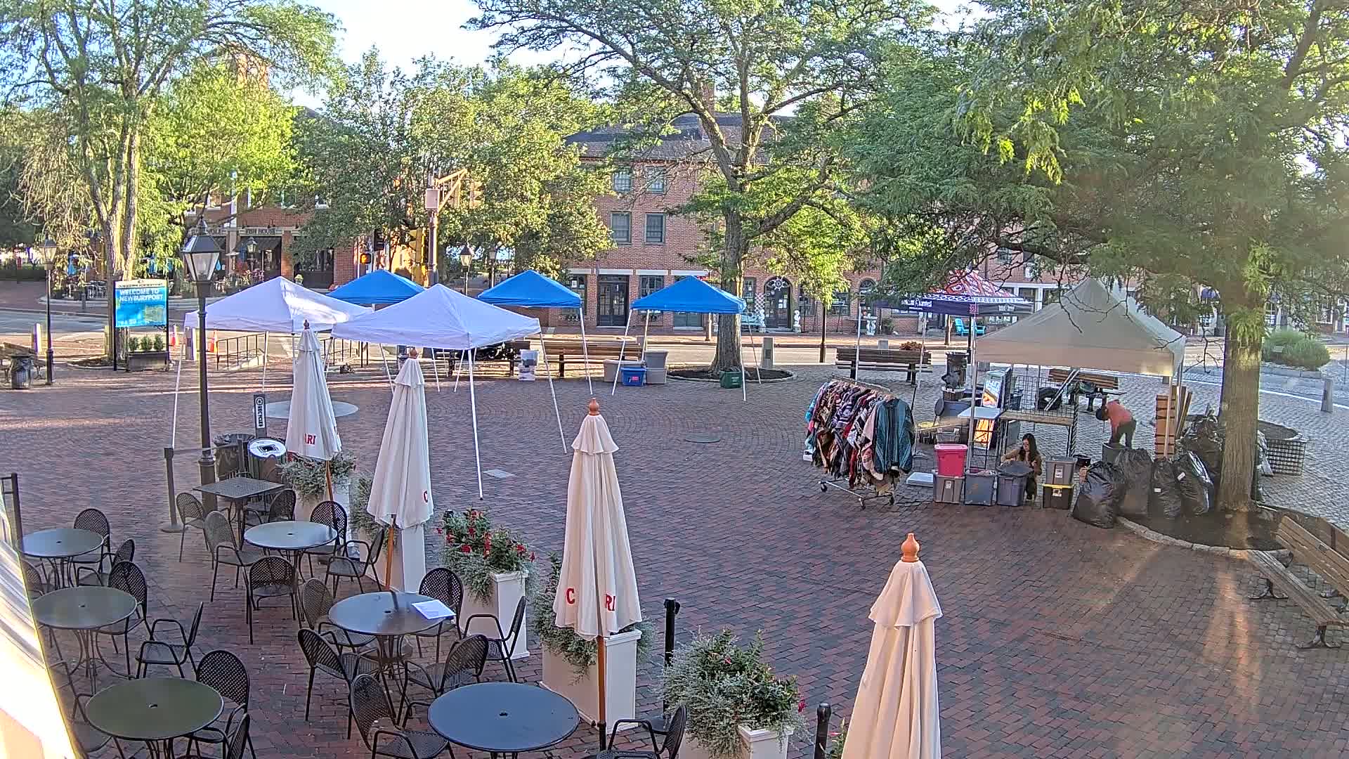 Newburyport, Market Square West Live Cam - Newburyport, Essex, Massachusetts, USA