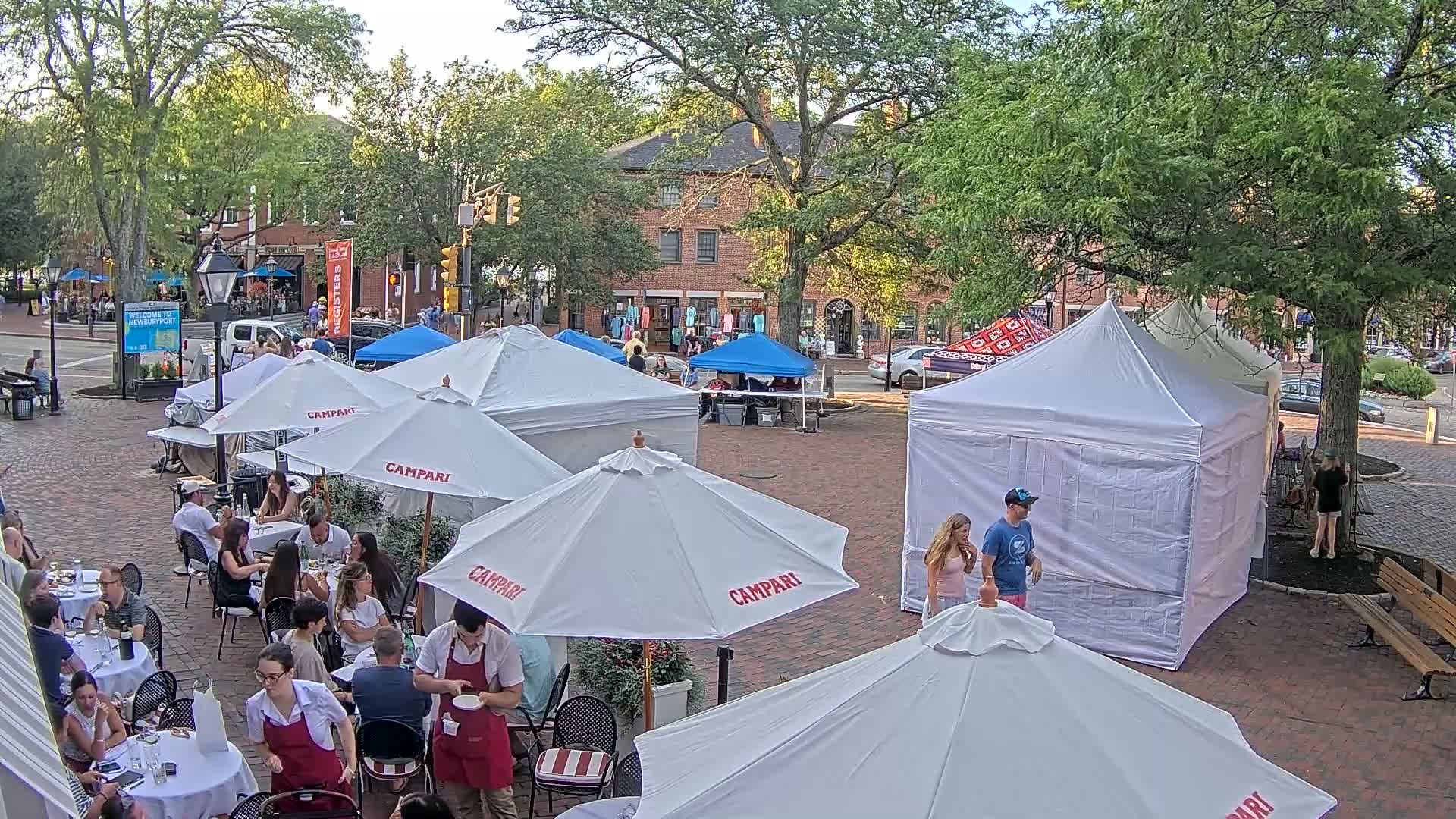 Newburyport, Market Square West Live Cam - Newburyport, Essex, Massachusetts, USA