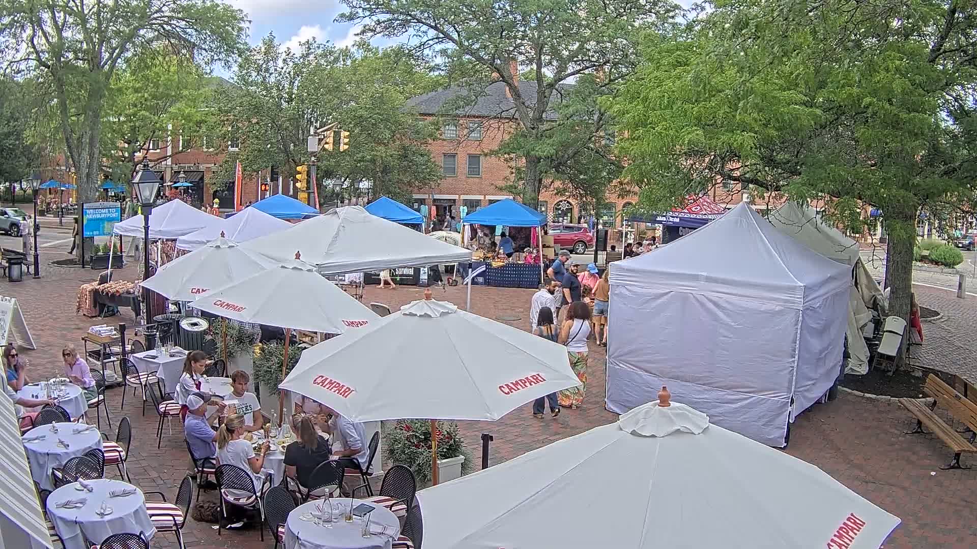 Newburyport, Market Square West Live Cam - Newburyport, Essex, Massachusetts, USA