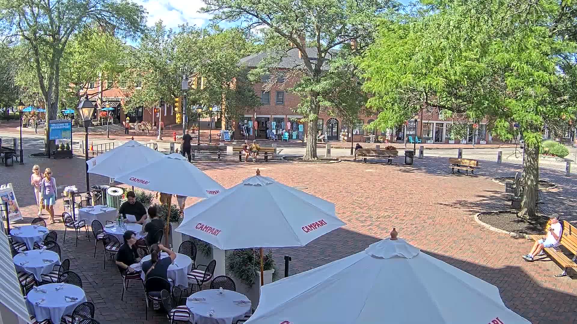 Newburyport, Market Square West Live Cam - Newburyport, Essex, Massachusetts, USA