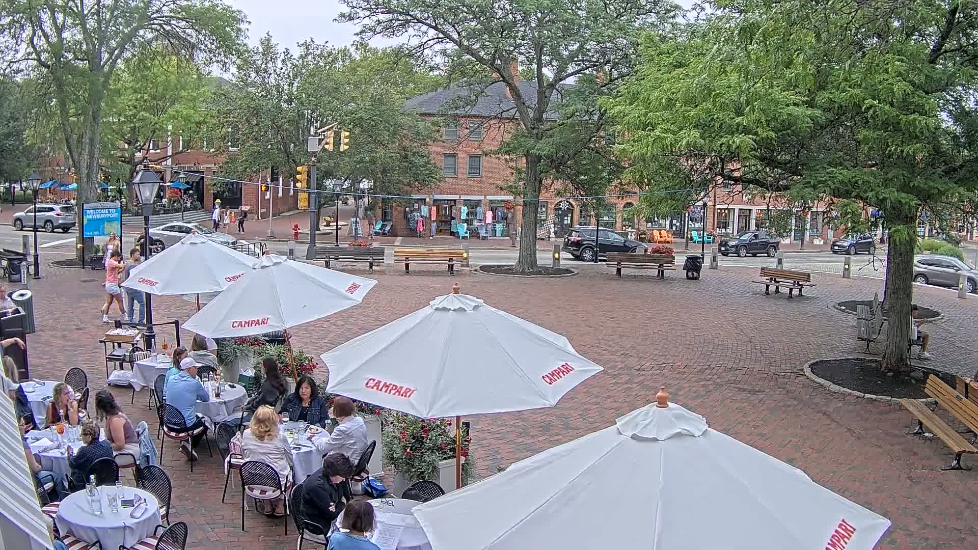 Newburyport, Market Square West Live Cam - Newburyport, Essex, Massachusetts, USA