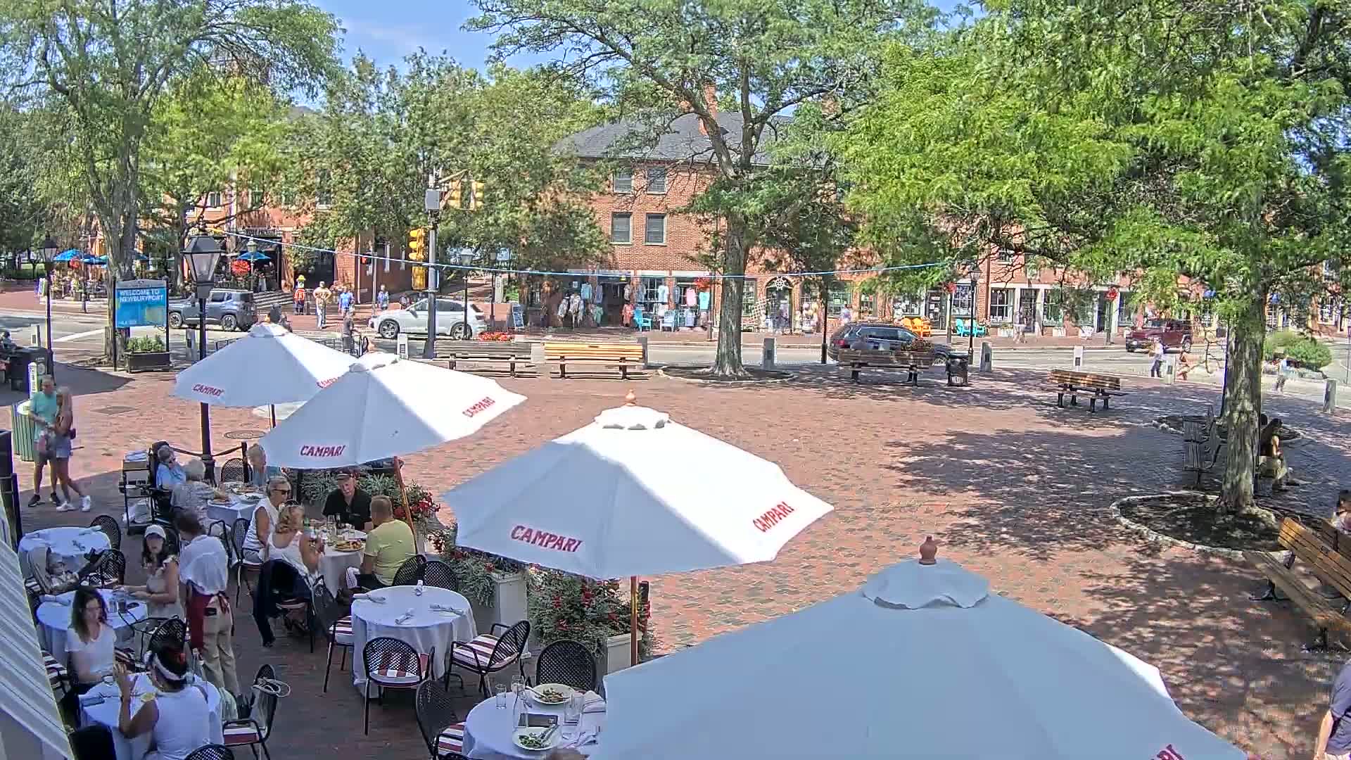 Newburyport, Market Square West Live Cam - Newburyport, Essex, Massachusetts, USA