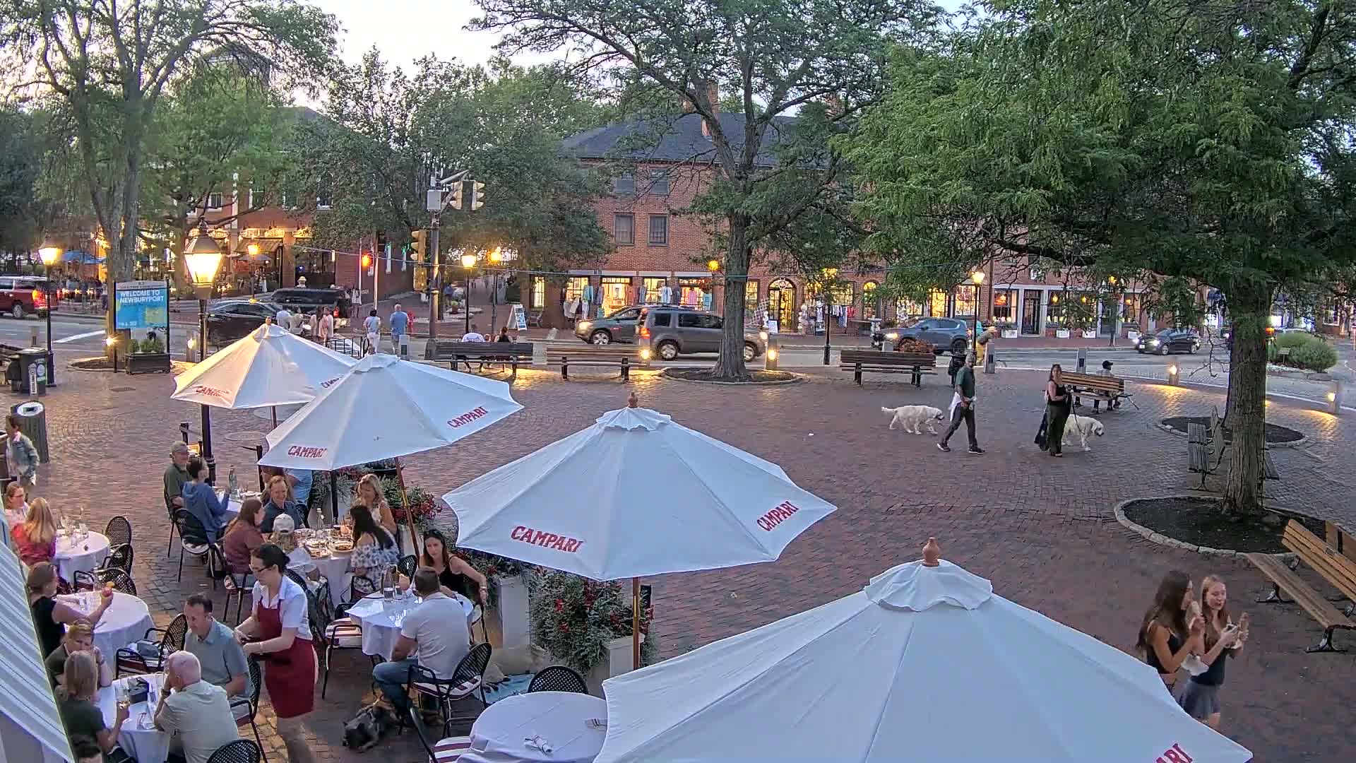 Newburyport, Market Square West Live Cam - Newburyport, Essex, Massachusetts, USA