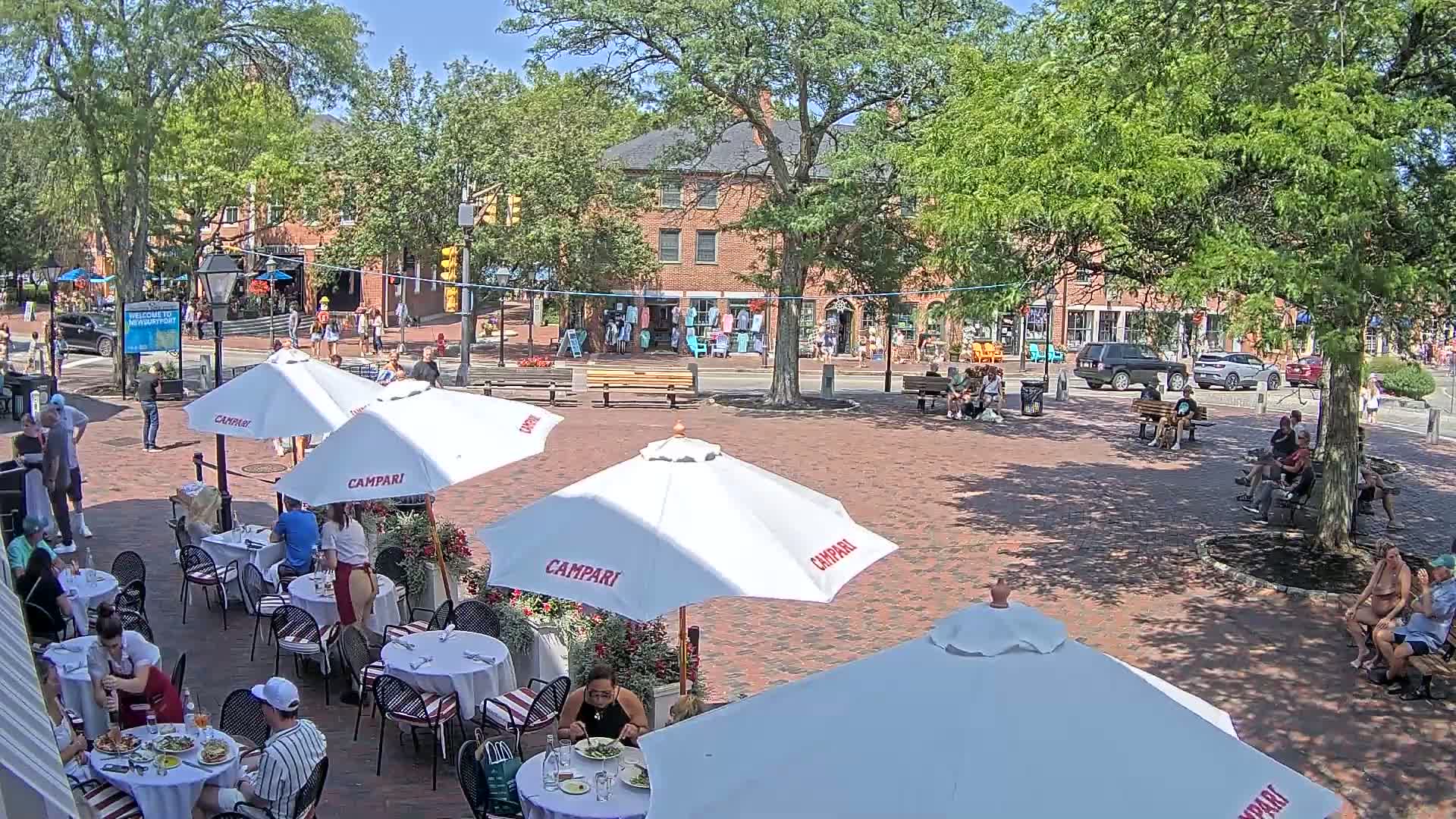 Newburyport, Market Square West Live Cam - Newburyport, Essex, Massachusetts, USA