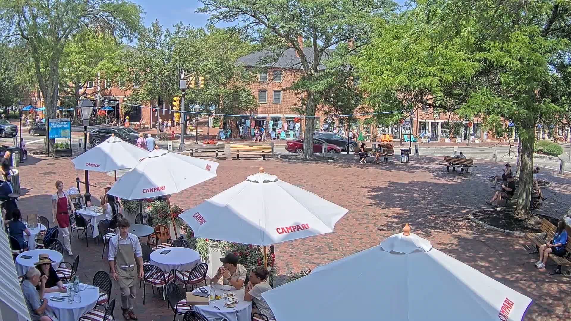 Newburyport, Market Square West Live Cam - Newburyport, Essex, Massachusetts, USA