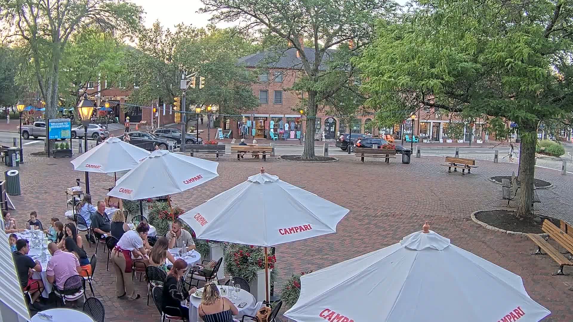 Newburyport, Market Square West Live Cam - Newburyport, Essex, Massachusetts, USA