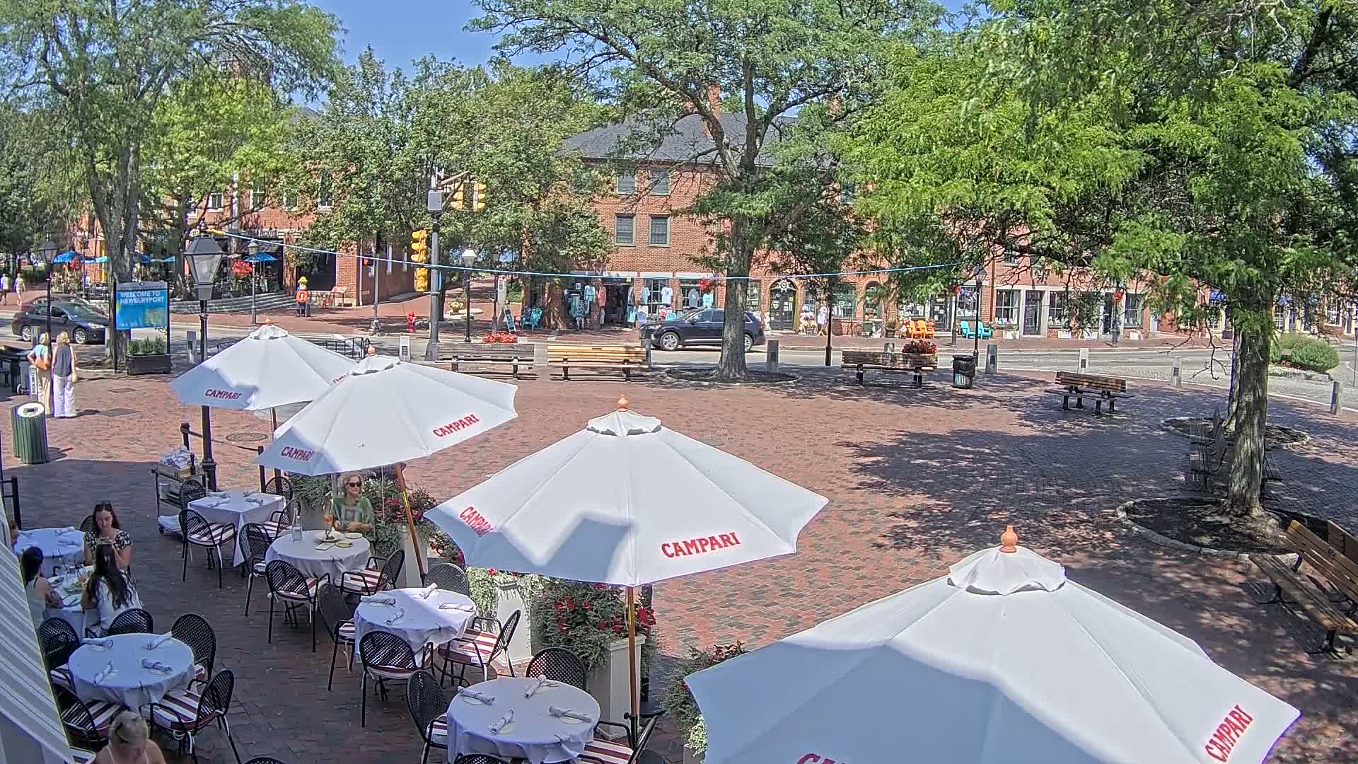 Newburyport, Market Square West Live Cam - Newburyport, Essex, Massachusetts, USA