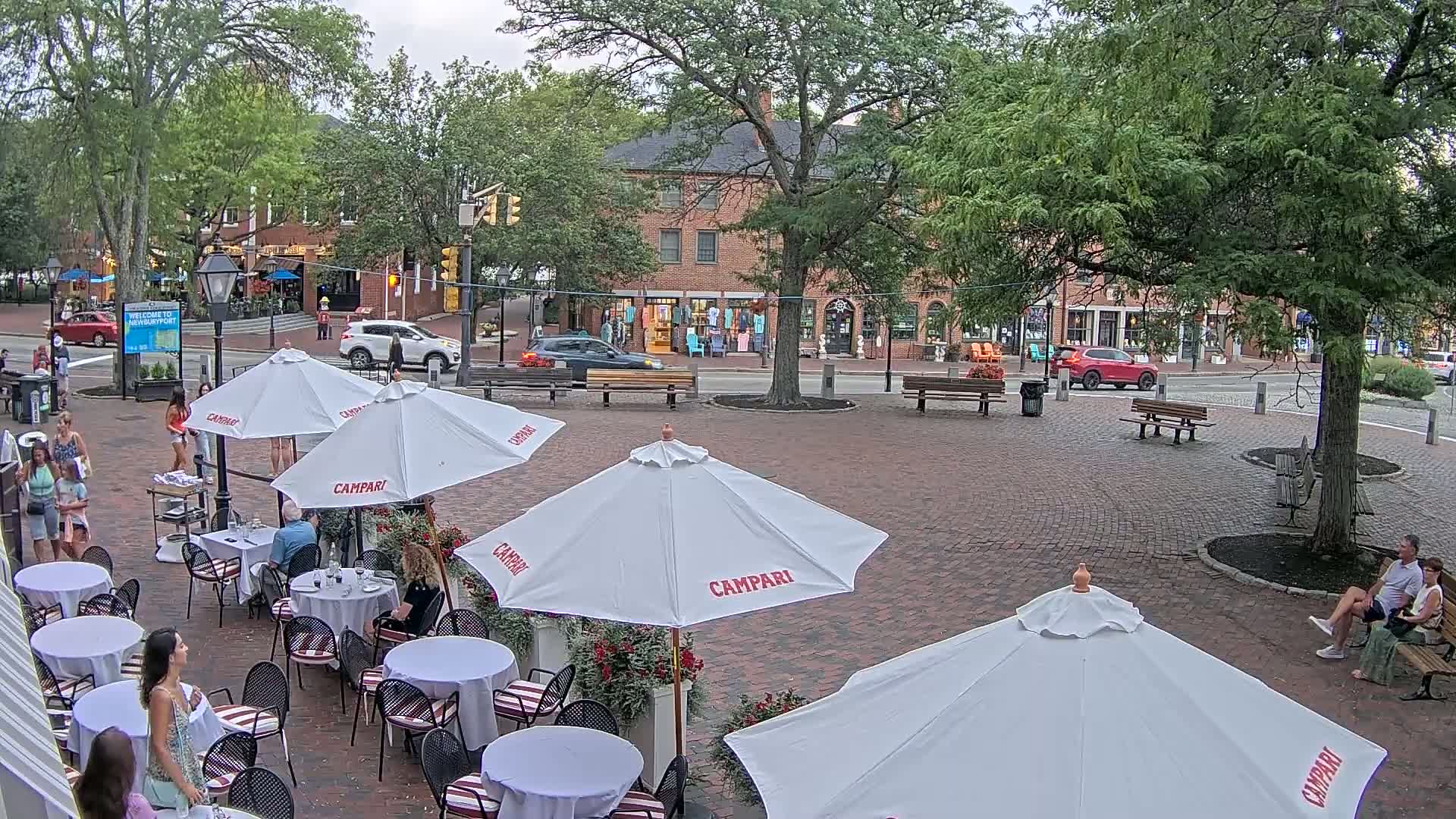 Newburyport, Market Square West Live Cam - Newburyport, Essex, Massachusetts, USA