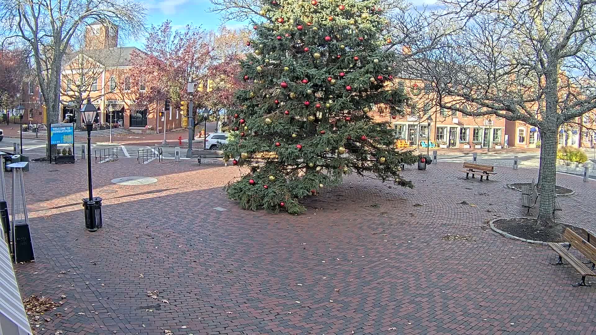 Newburyport, Market Square West Live Cam - Newburyport, Essex, Massachusetts, USA