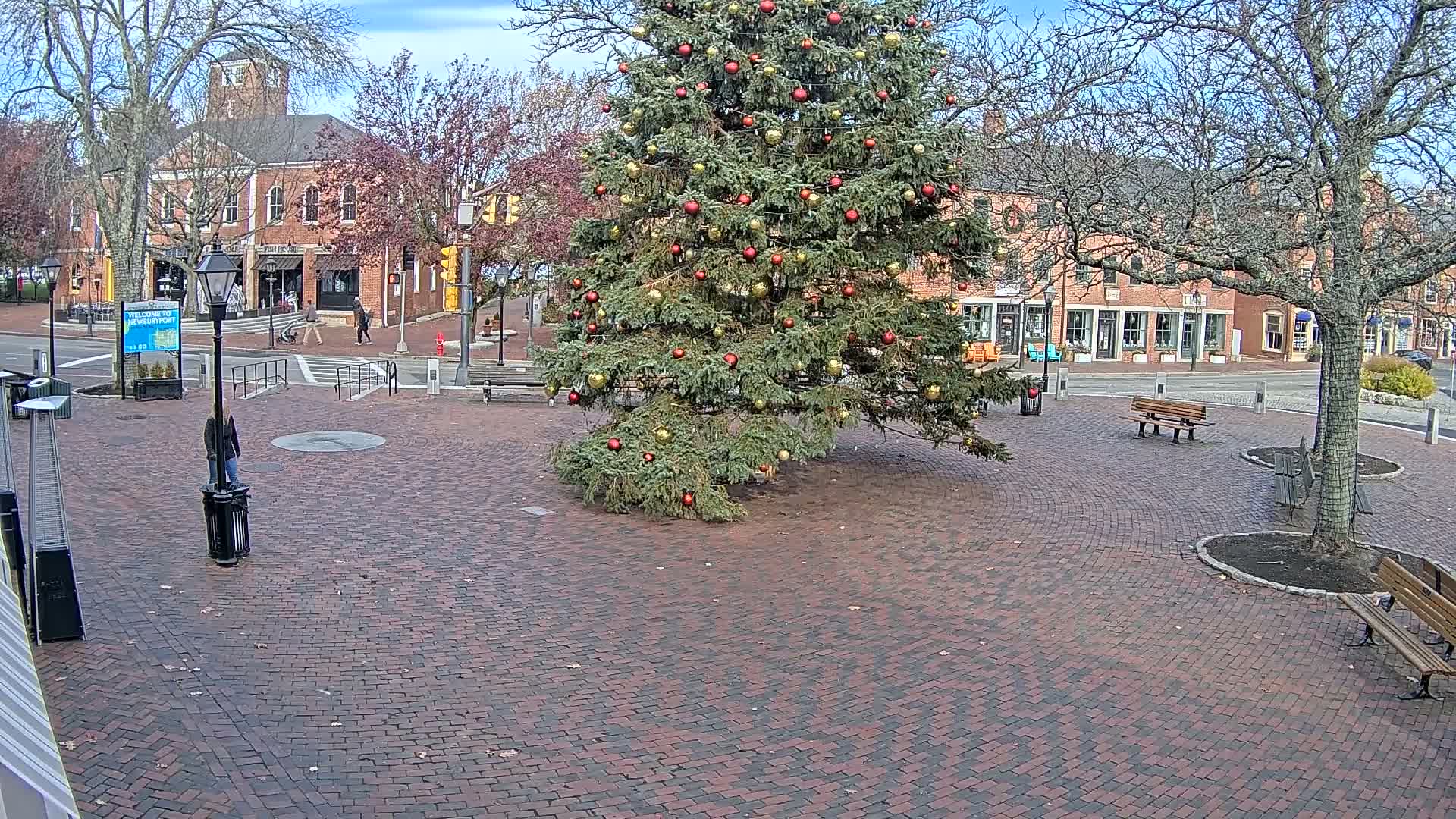 Newburyport, Market Square West Live Cam - Newburyport, Essex, Massachusetts, USA