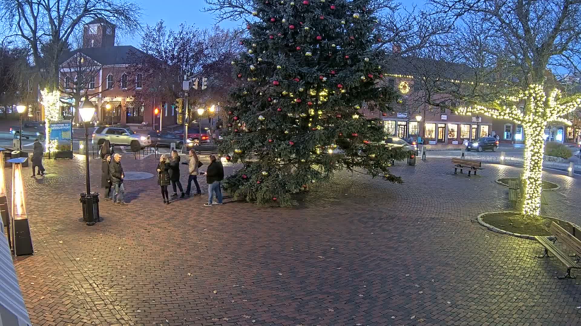 Newburyport, Market Square West Live Cam - Newburyport, Essex, Massachusetts, USA