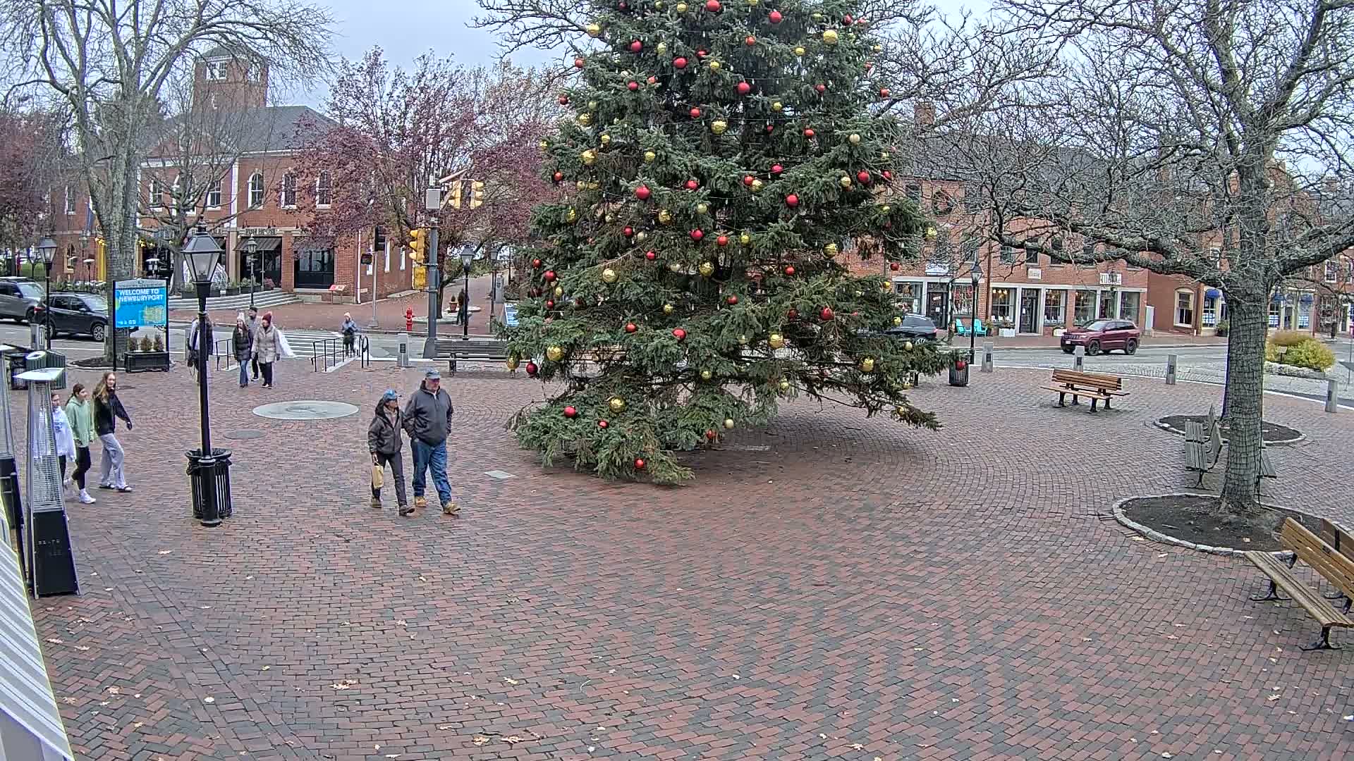 Newburyport, Market Square West Live Cam - Newburyport, Essex, Massachusetts, USA