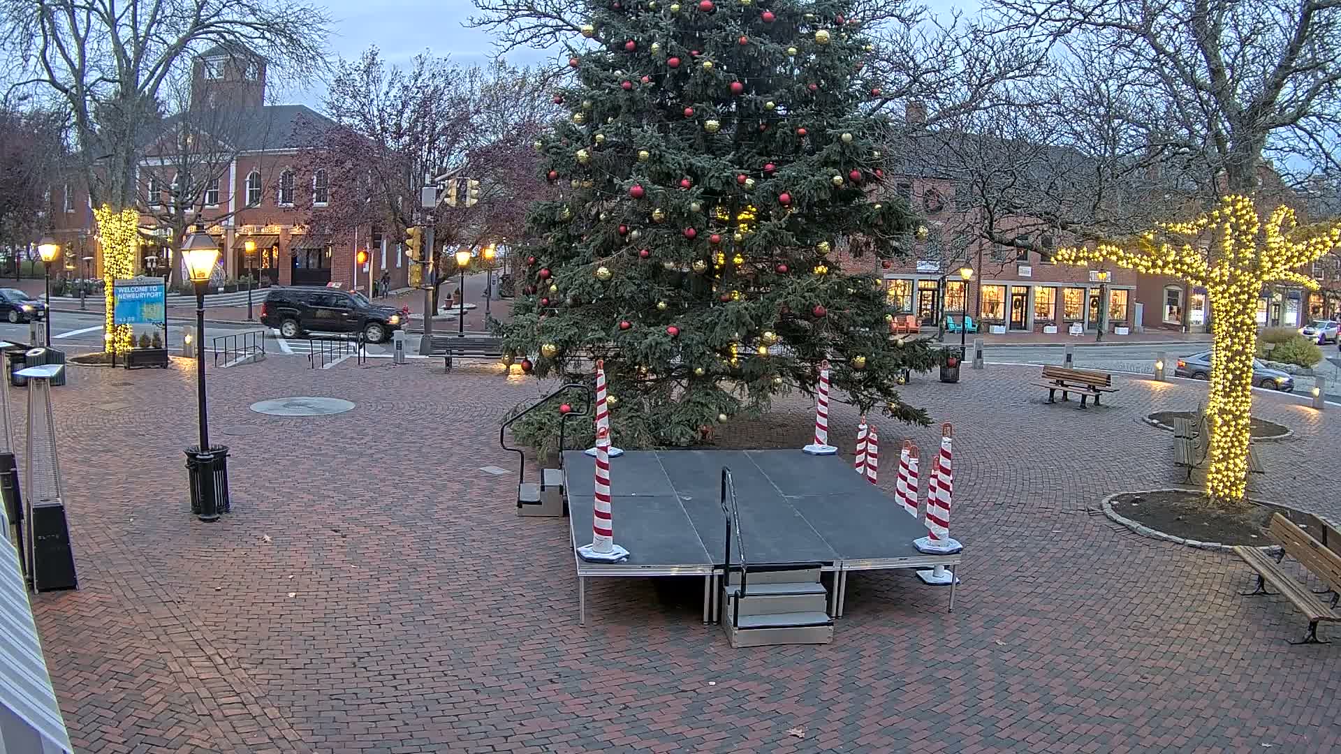 Newburyport, Market Square West Live Cam - Newburyport, Essex, Massachusetts, USA