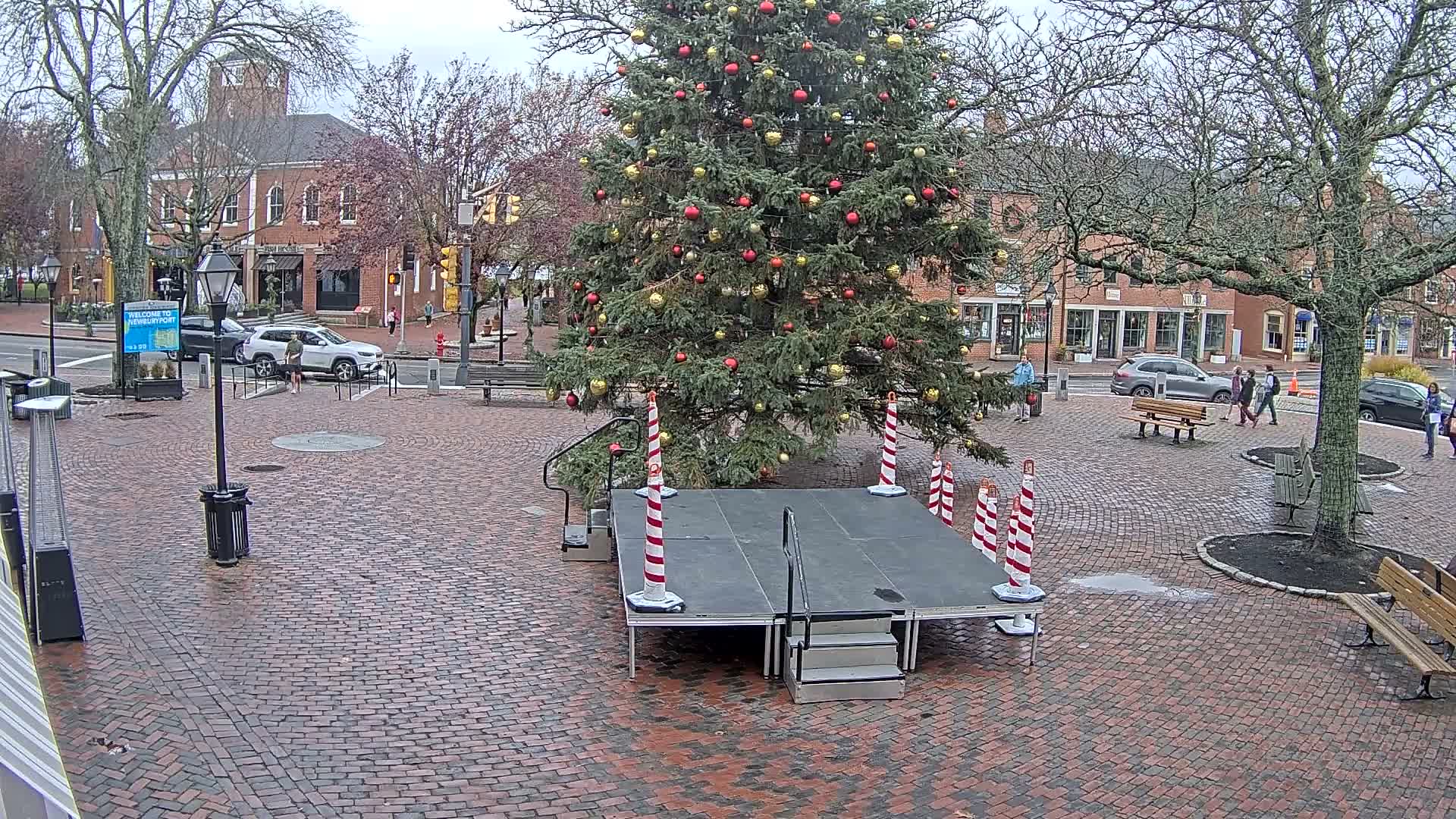 Newburyport, Market Square West Live Cam - Newburyport, Essex, Massachusetts, USA