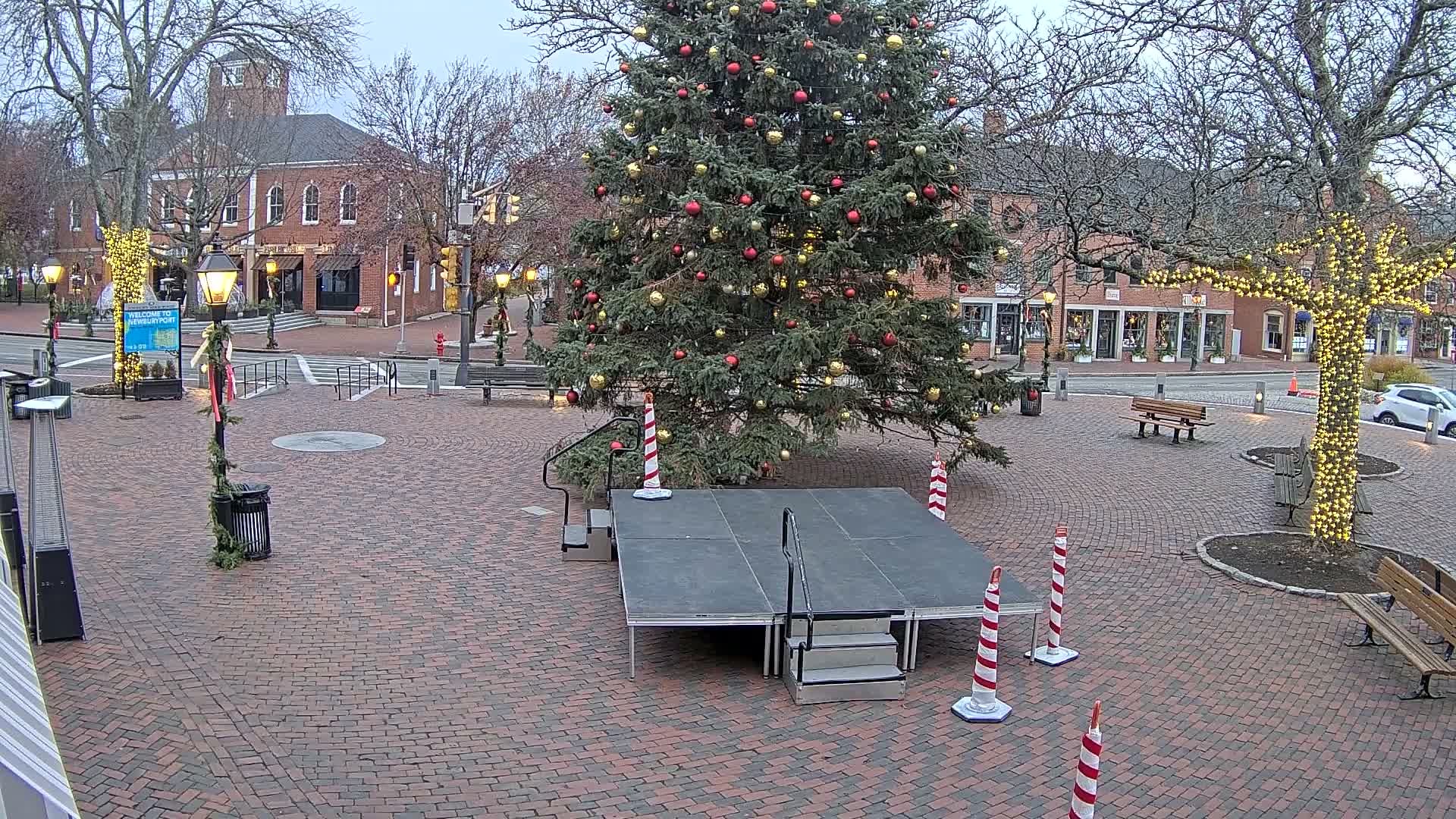 Newburyport, Market Square West Live Cam - Newburyport, Essex, Massachusetts, USA