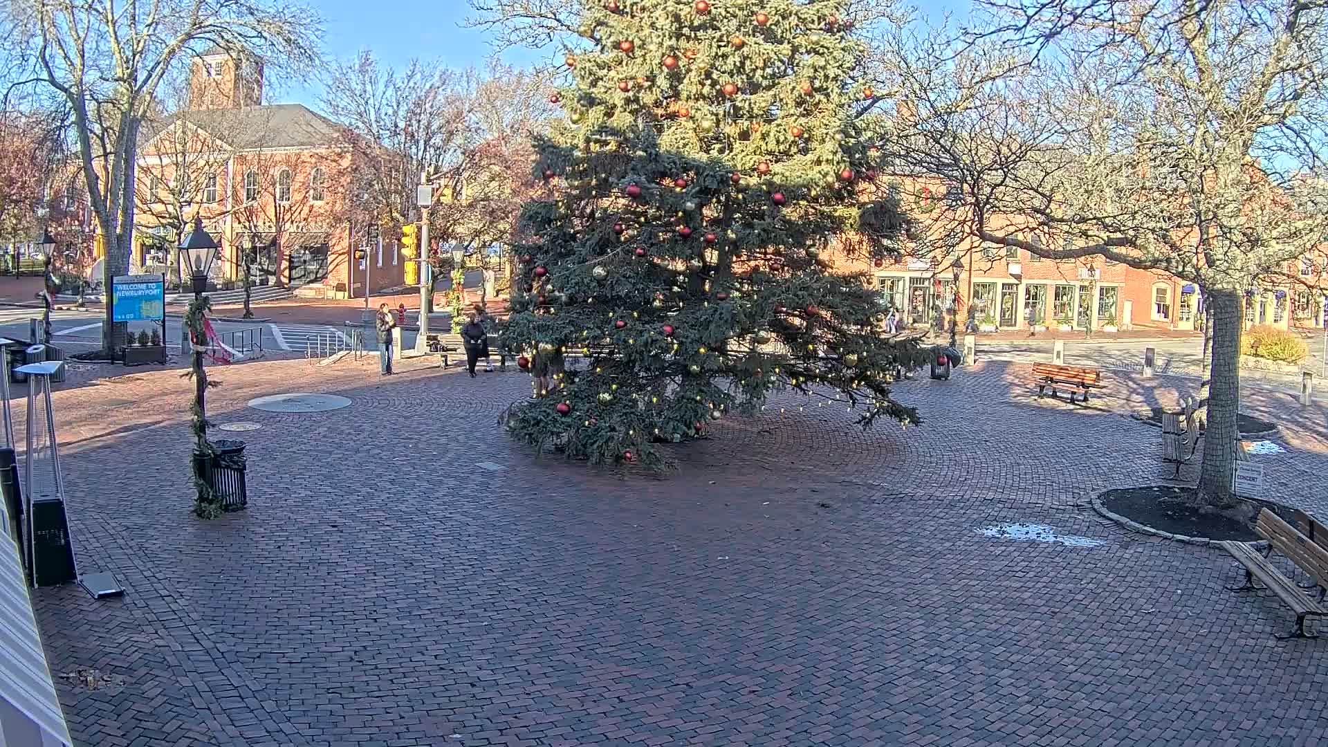 Newburyport, Market Square West Live Cam - Newburyport, Essex, Massachusetts, USA