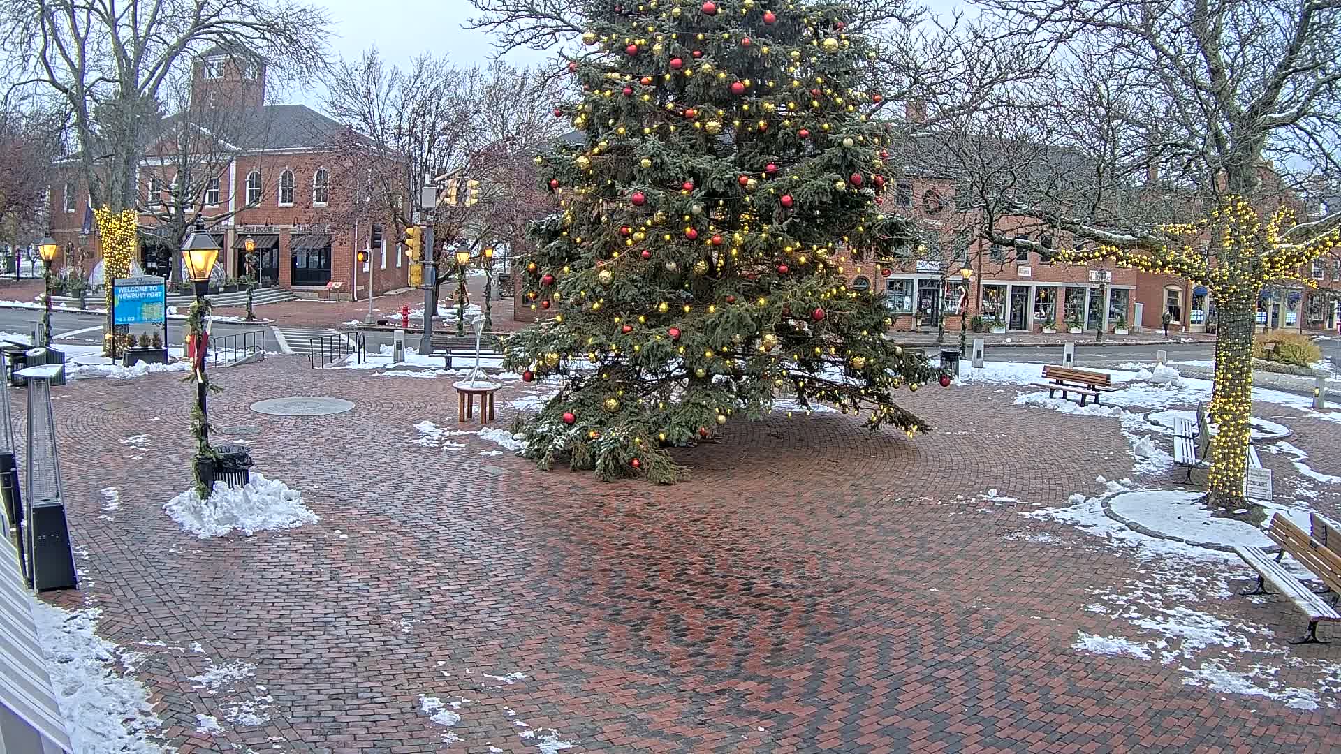 Newburyport, Market Square West Live Cam - Newburyport, Essex, Massachusetts, USA