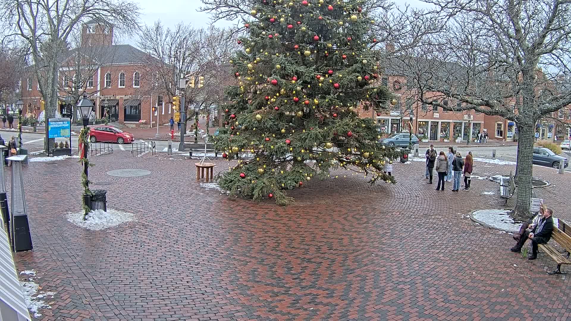 Newburyport, Market Square West Live Cam - Newburyport, Essex, Massachusetts, USA