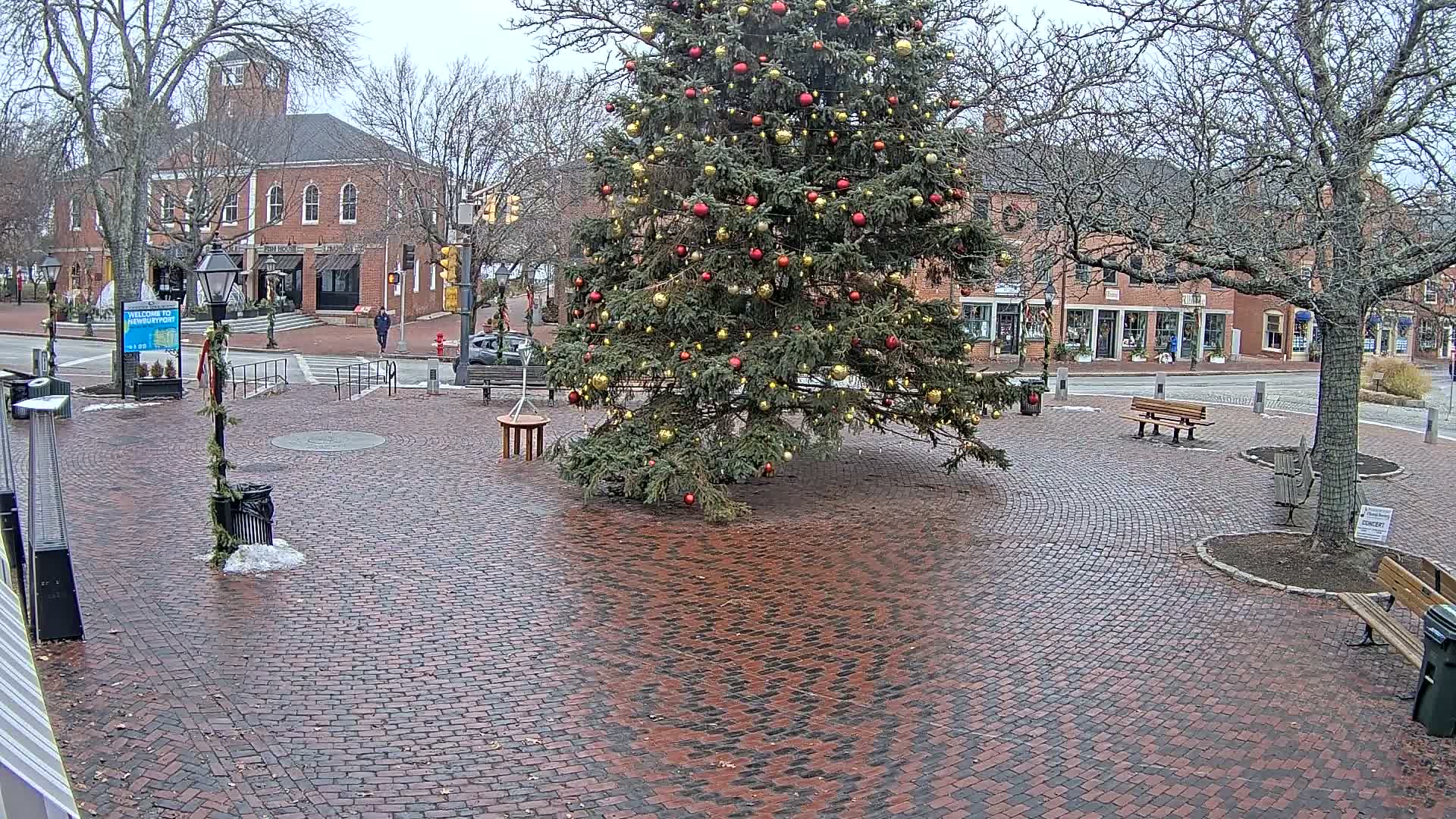 Newburyport, Market Square West Live Cam - Newburyport, Essex, Massachusetts, USA