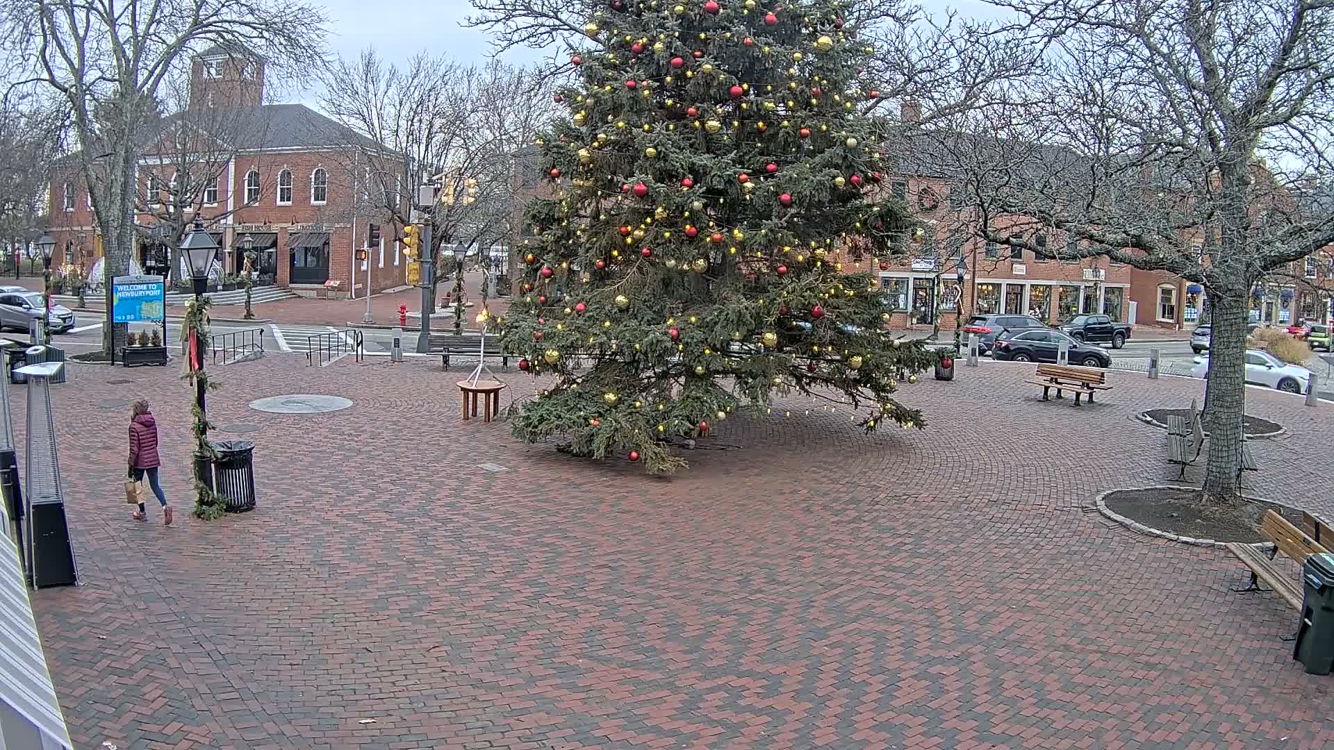 Newburyport, Market Square West Live Cam - Newburyport, Essex, Massachusetts, USA